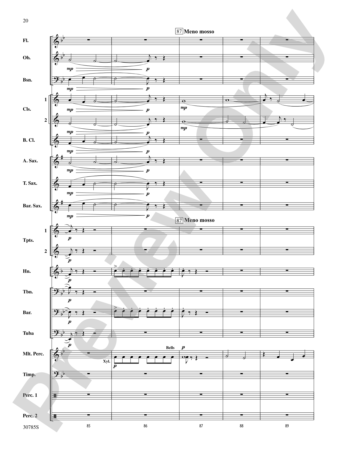 Festivo: Concert Band Conductor Score & Parts