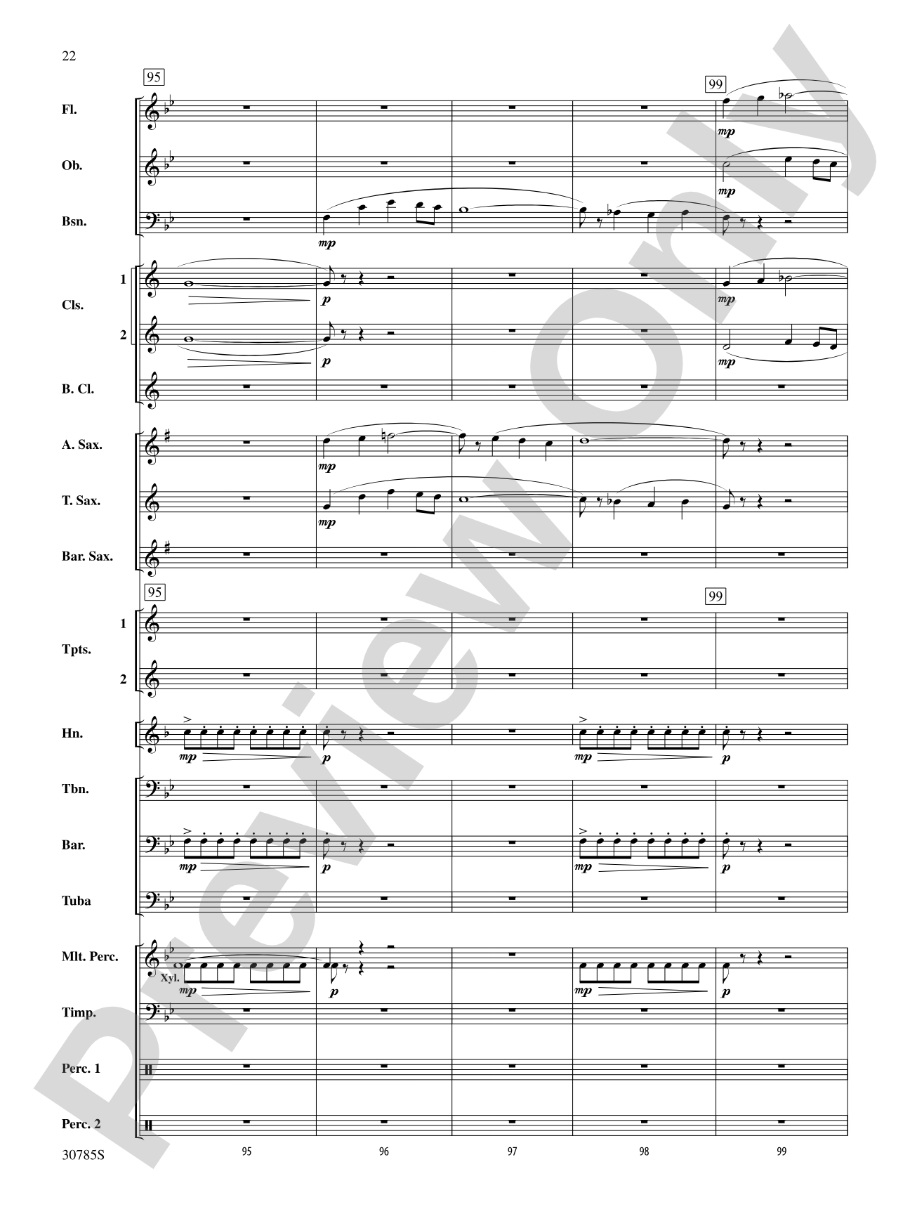 Festivo: Concert Band Conductor Score & Parts