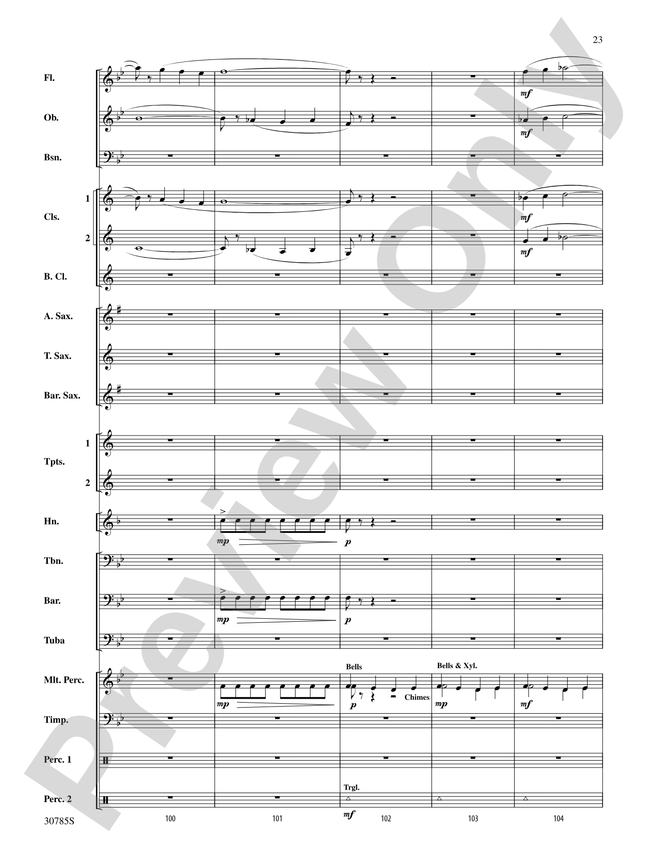 Festivo: Concert Band Conductor Score & Parts