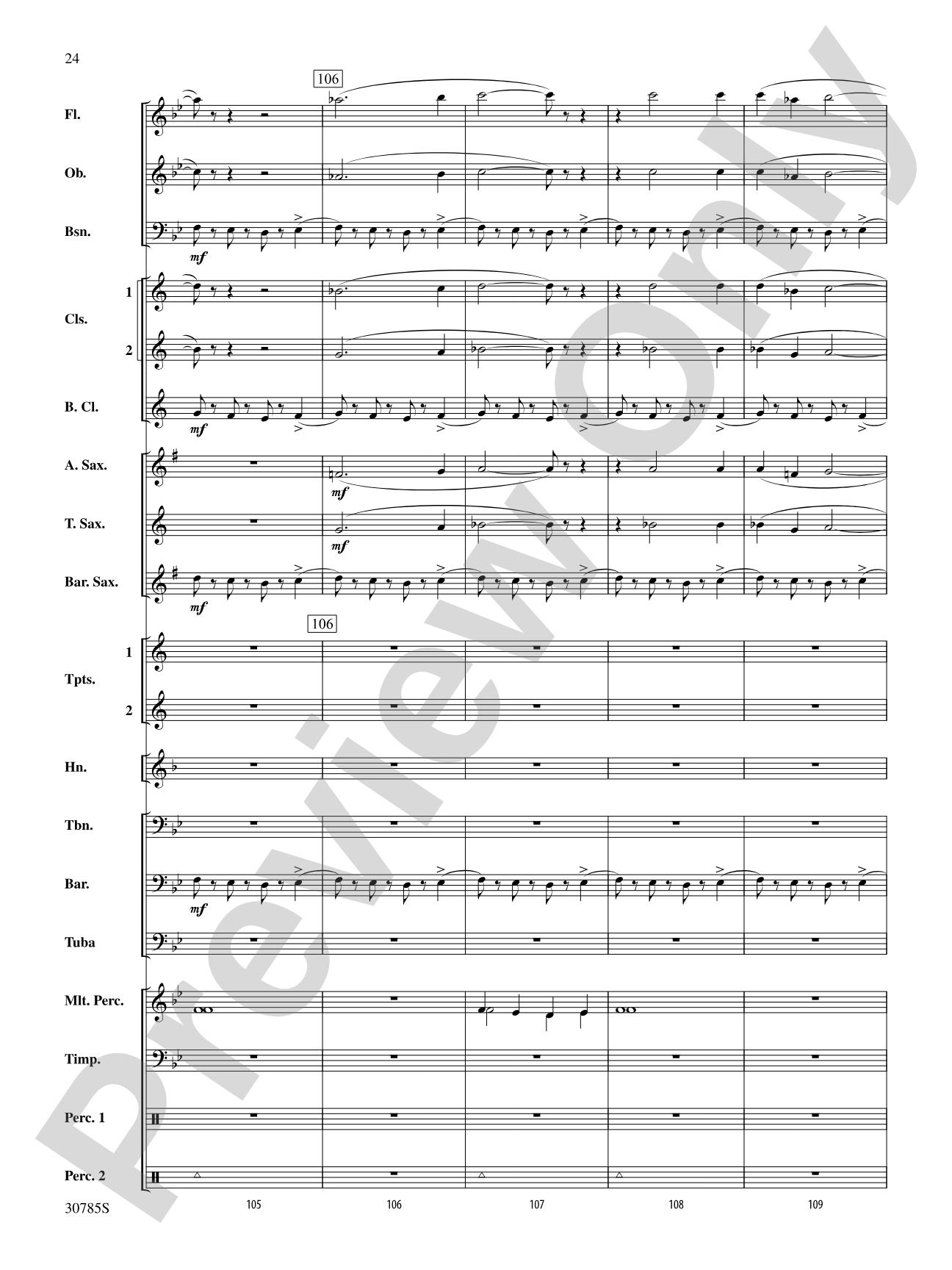 Festivo: Concert Band Conductor Score & Parts