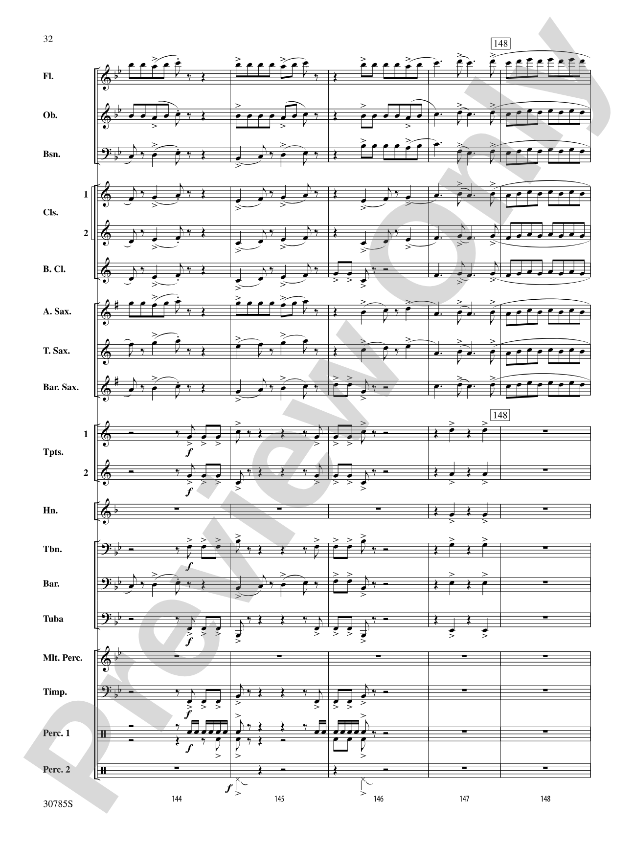 Festivo: Concert Band Conductor Score & Parts
