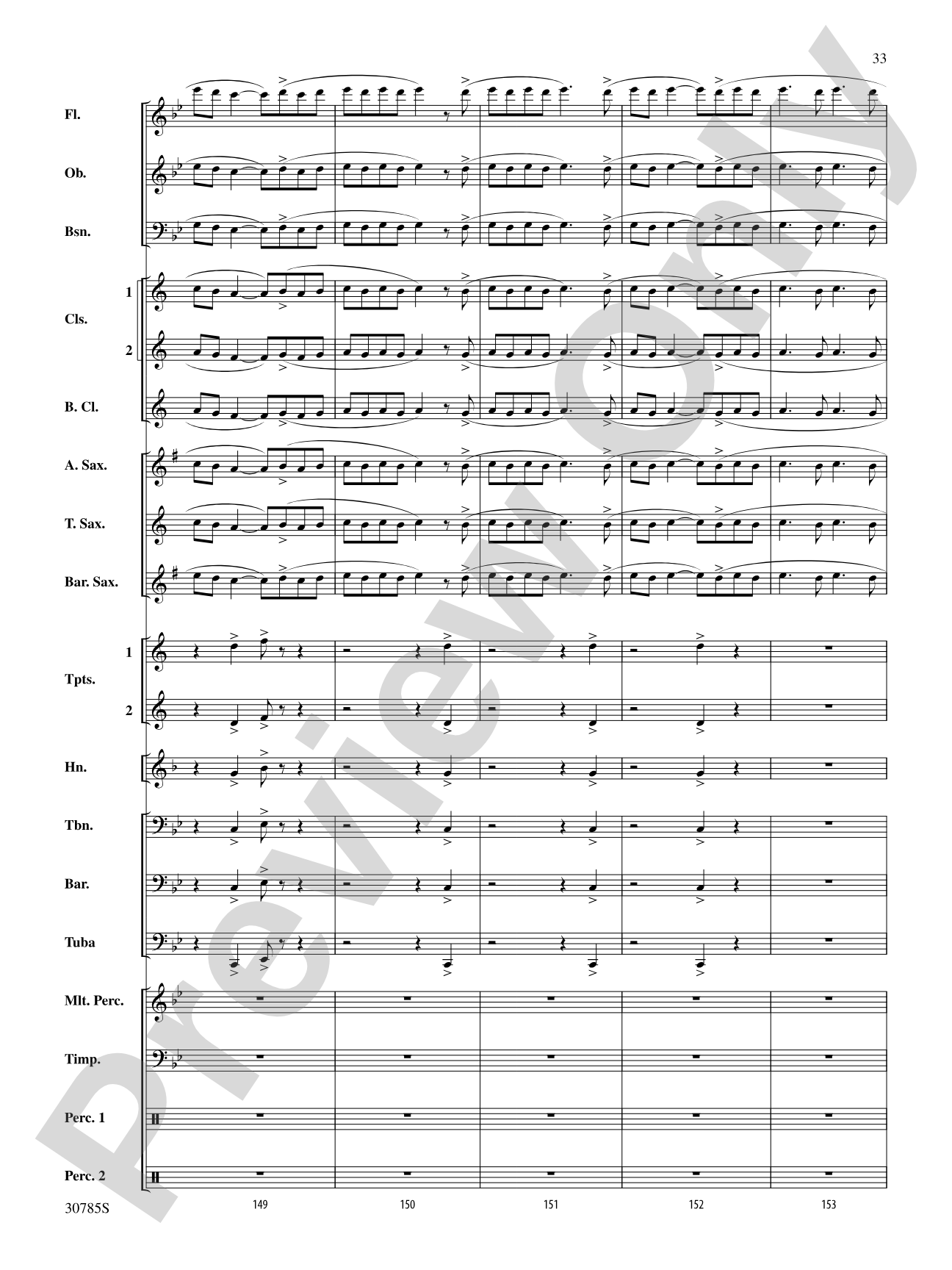 Festivo: Concert Band Conductor Score & Parts