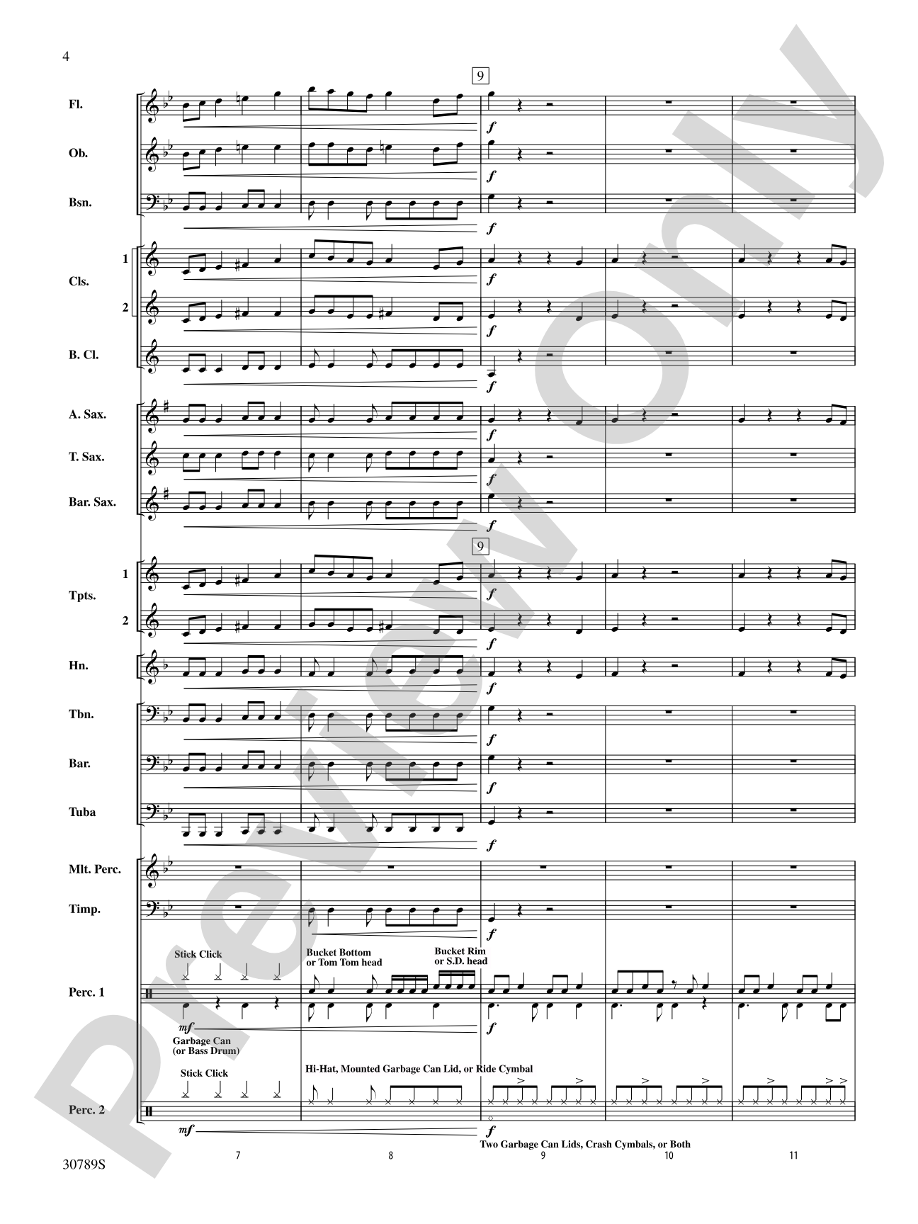 Junkyard Jam: Concert Band Conductor Score & Parts