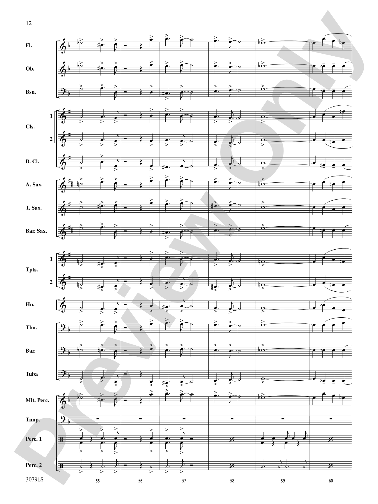 It Had Better Be Tonight (Meglio Stasera): Concert Band Conductor Score & Parts
