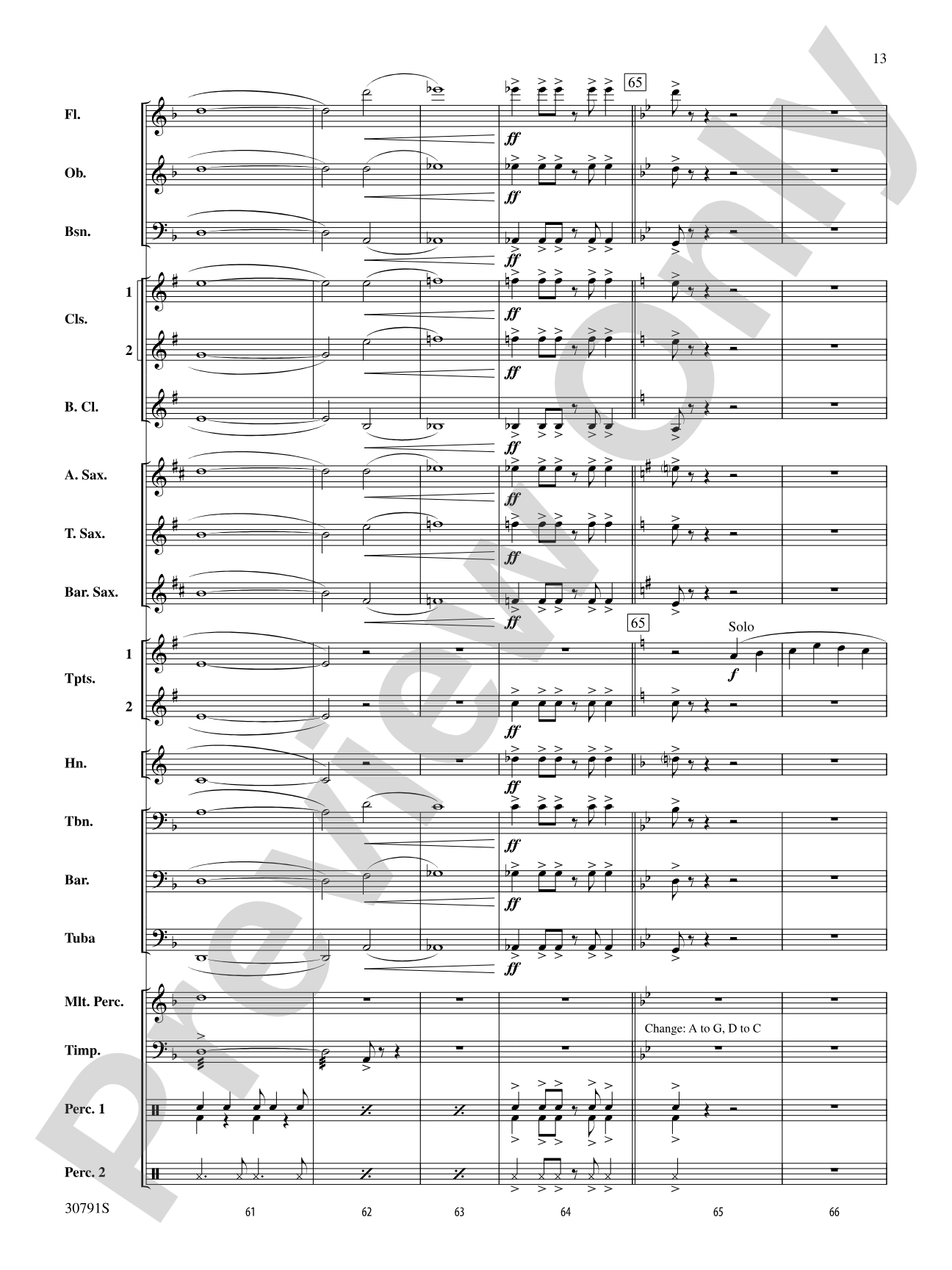It Had Better Be Tonight (Meglio Stasera): Concert Band Conductor Score & Parts
