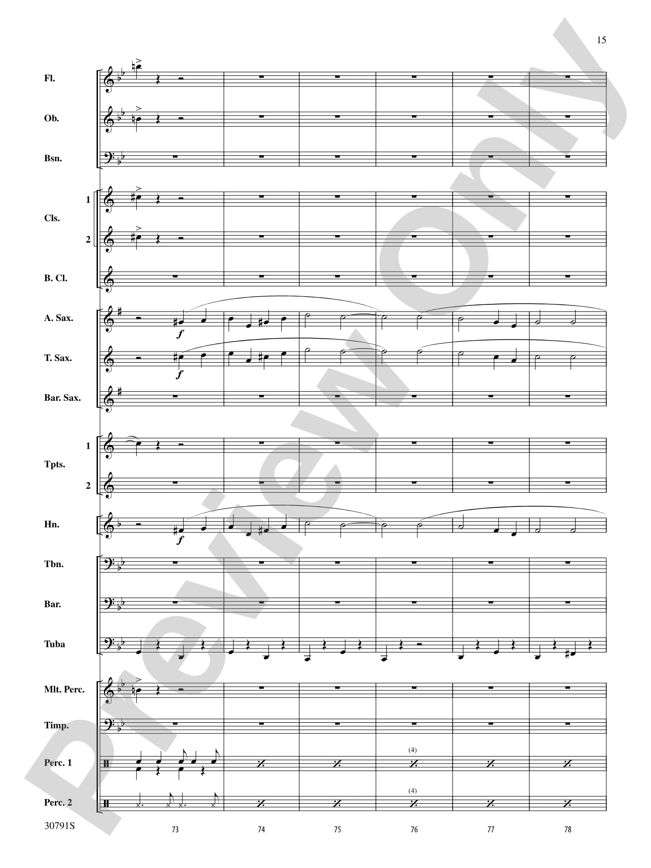 It Had Better Be Tonight (Meglio Stasera): Concert Band Conductor Score & Parts