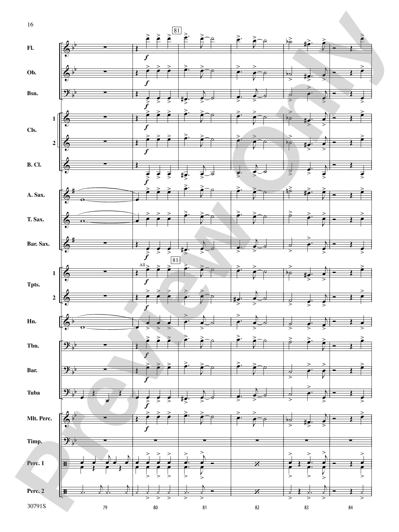 It Had Better Be Tonight (Meglio Stasera): Concert Band Conductor Score & Parts