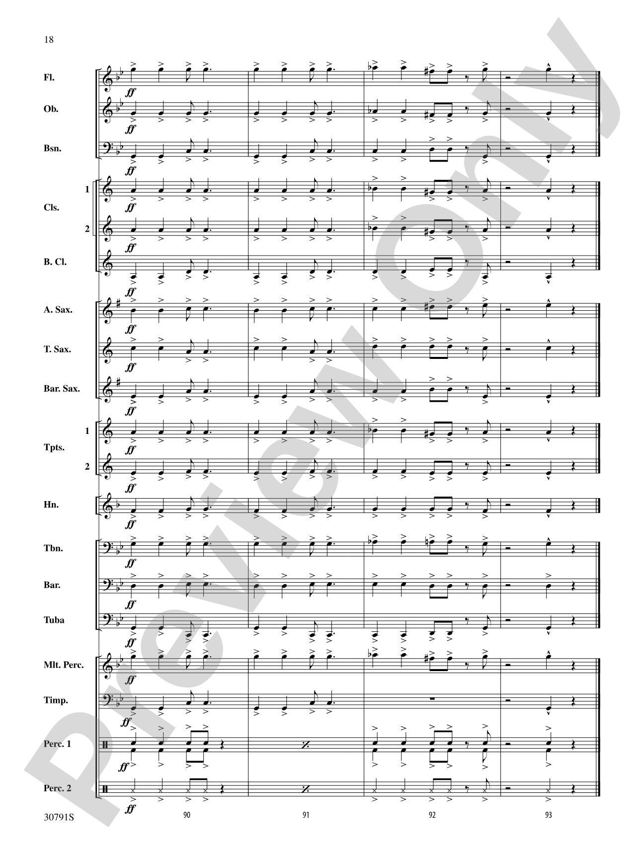It Had Better Be Tonight (Meglio Stasera): Concert Band Conductor Score & Parts