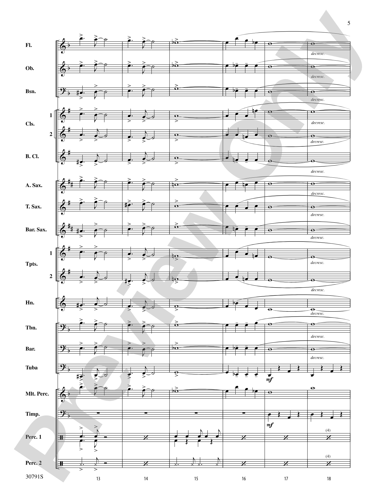 It Had Better Be Tonight (Meglio Stasera): Concert Band Conductor Score & Parts