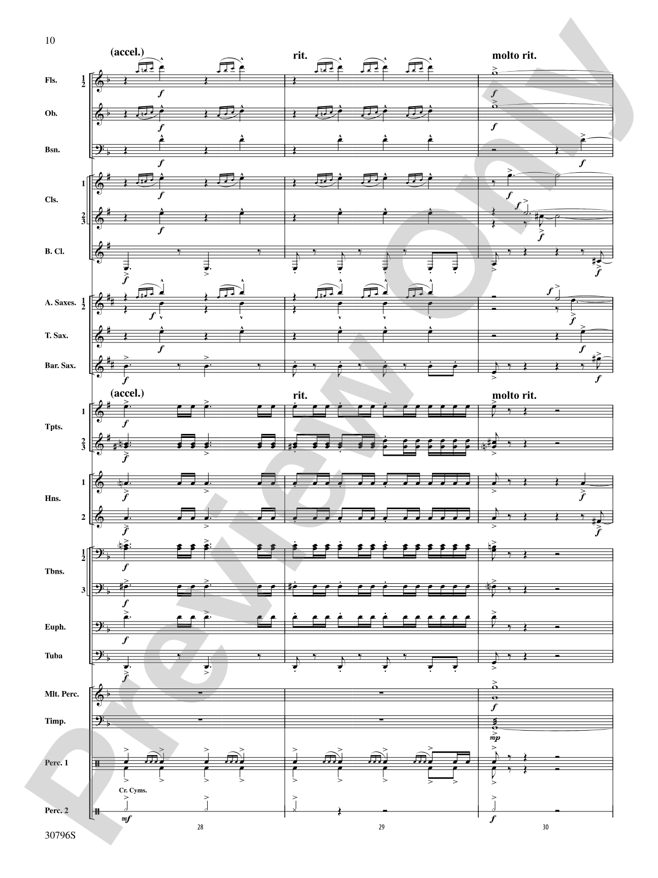 America, the Beautiful: Concert Band Conductor Score & Parts