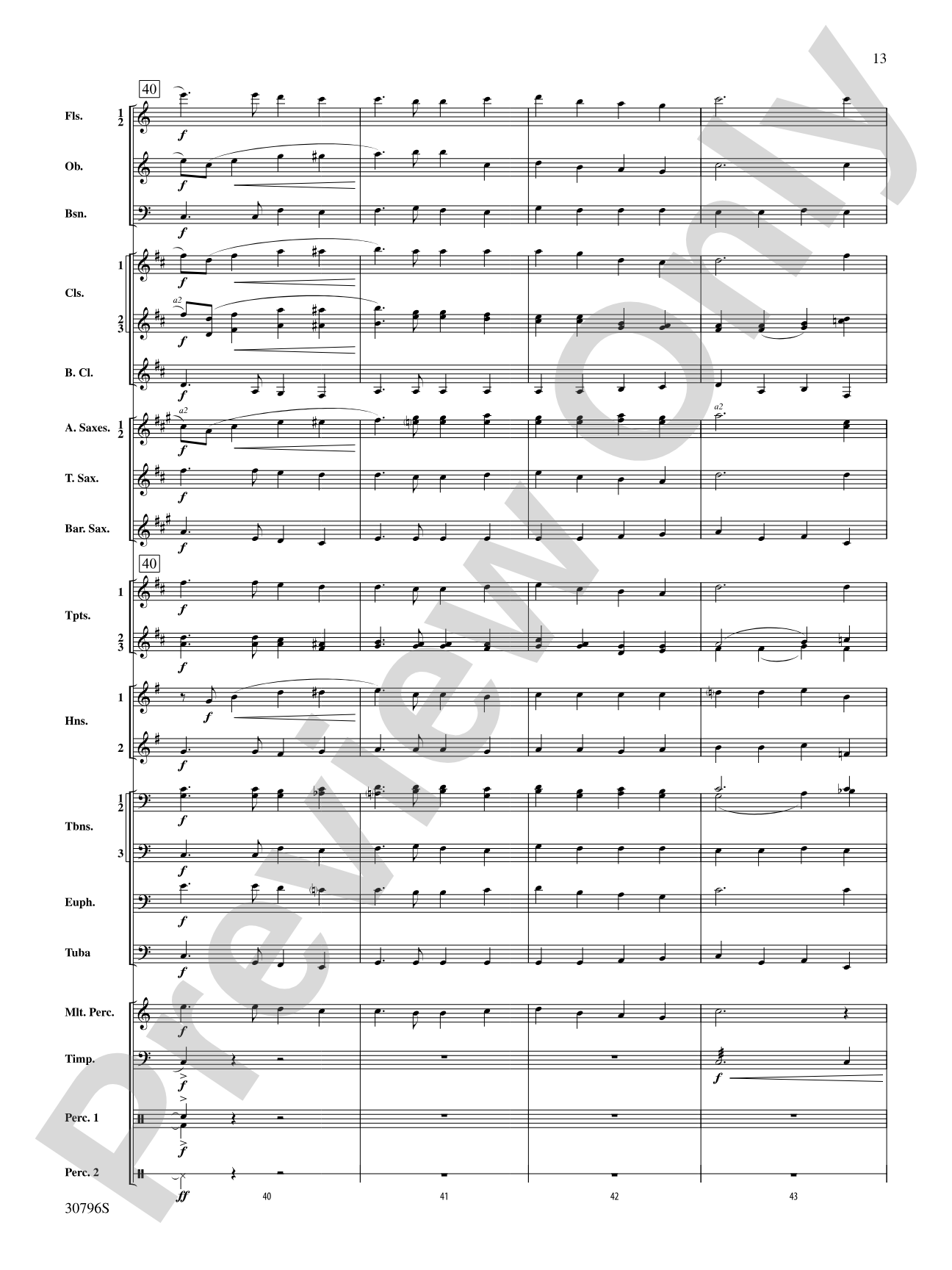 America, the Beautiful: Concert Band Conductor Score & Parts