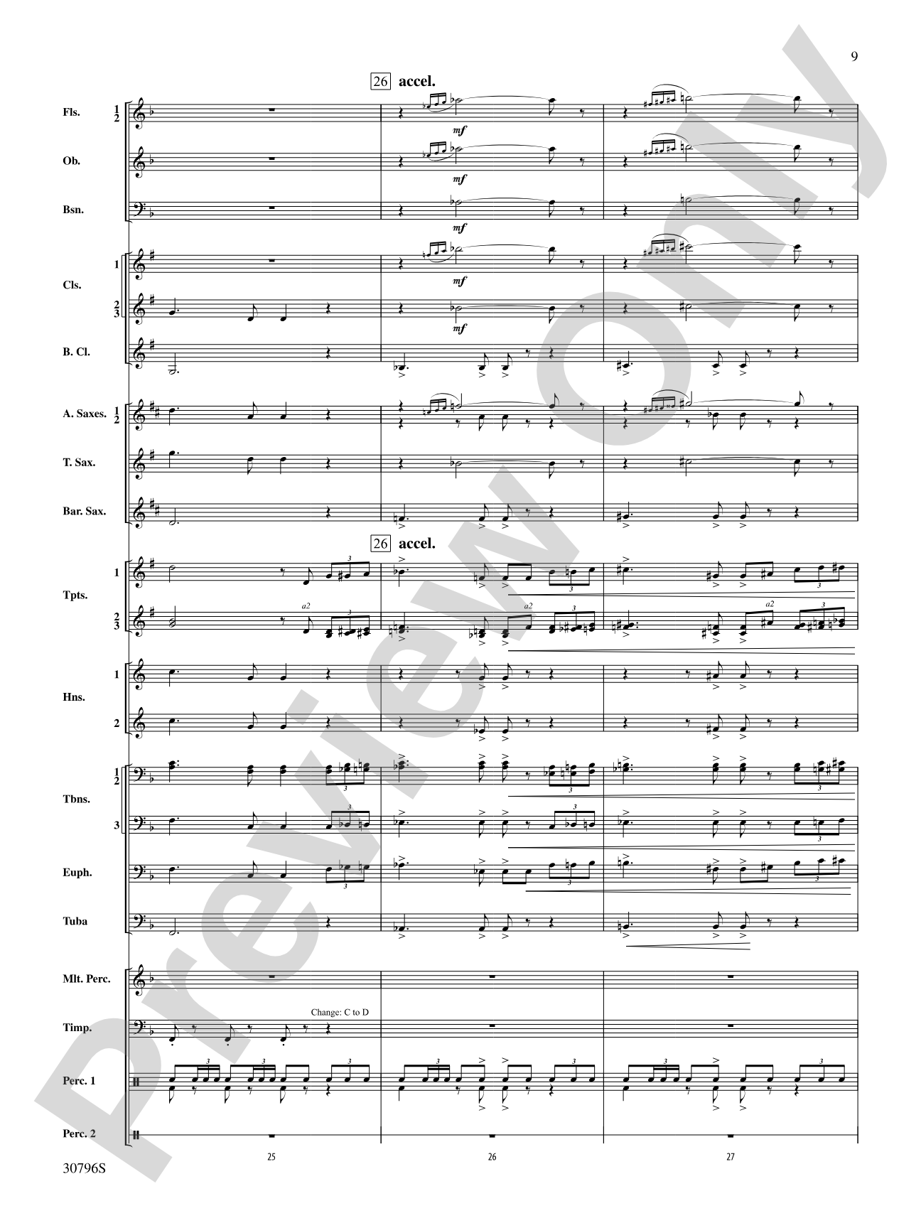 America, the Beautiful: Concert Band Conductor Score & Parts
