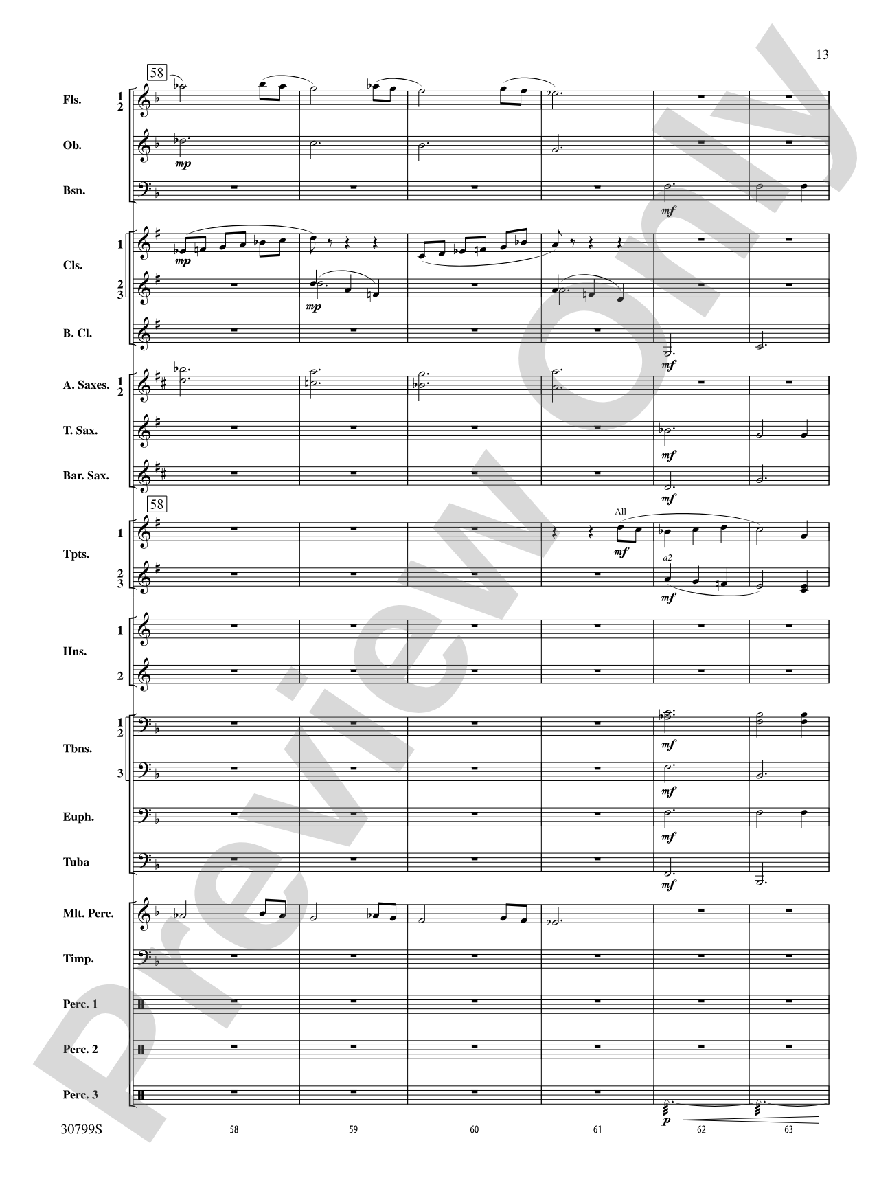 Intrada Festiva: Concert Band Conductor Score & Parts