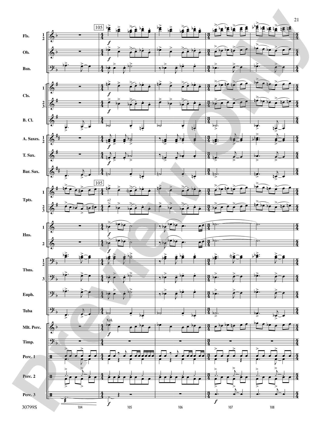 Intrada Festiva: Concert Band Conductor Score & Parts