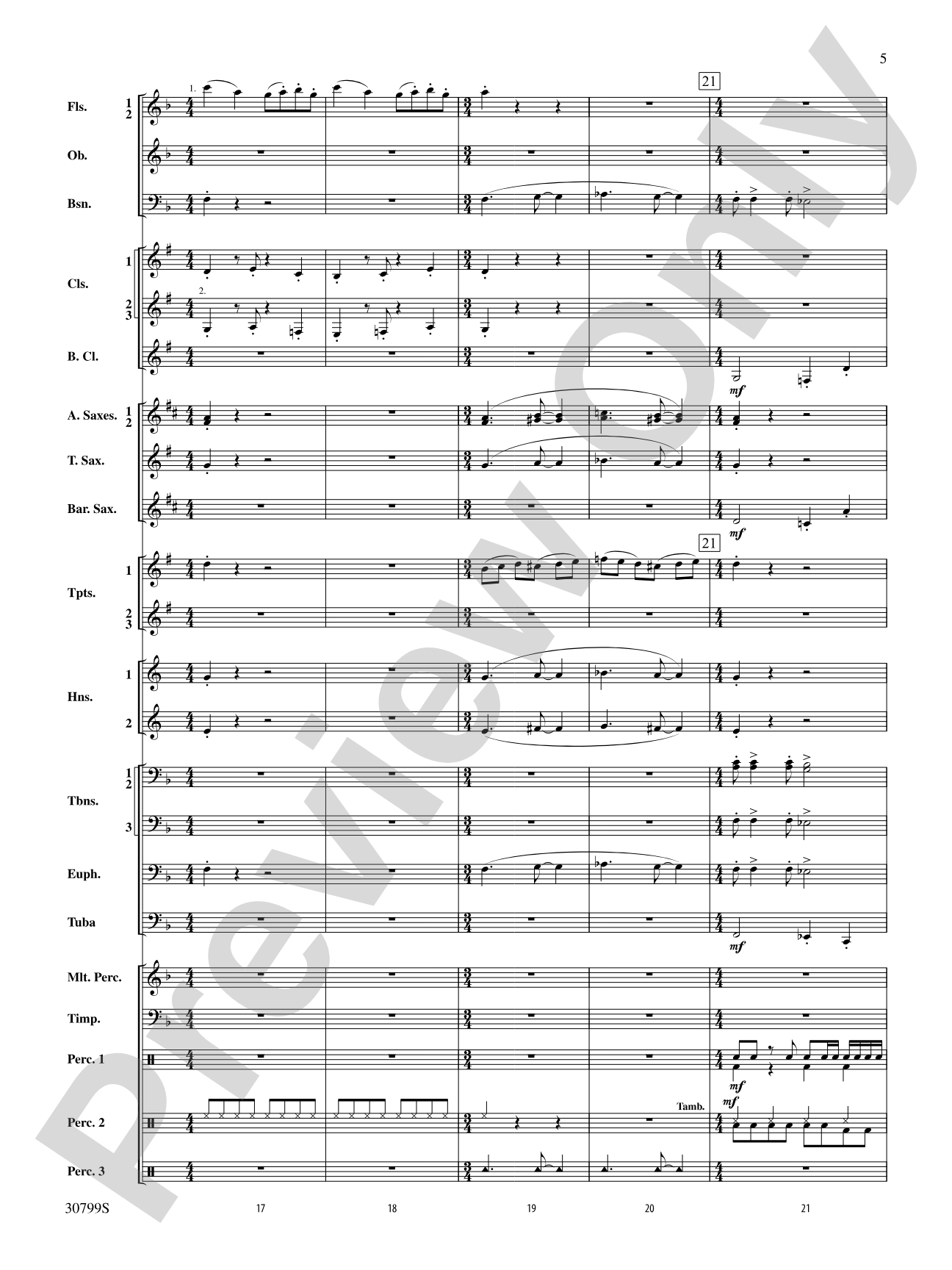 Intrada Festiva: Concert Band Conductor Score & Parts
