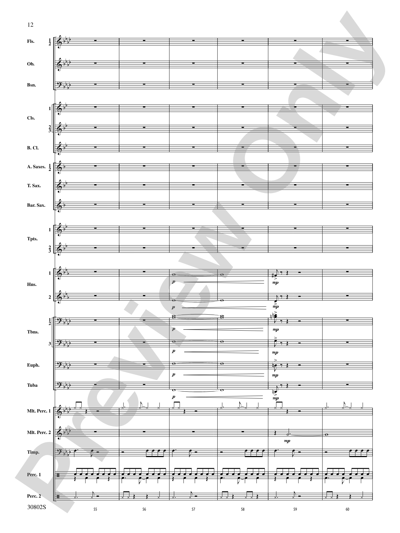 Tangents Angulár: Concert Band Conductor Score & Parts