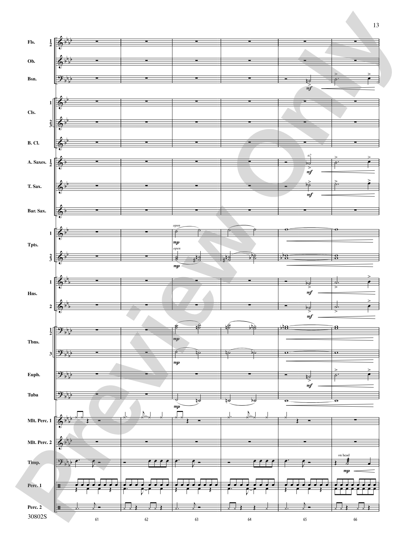 Tangents Angulár: Concert Band Conductor Score & Parts
