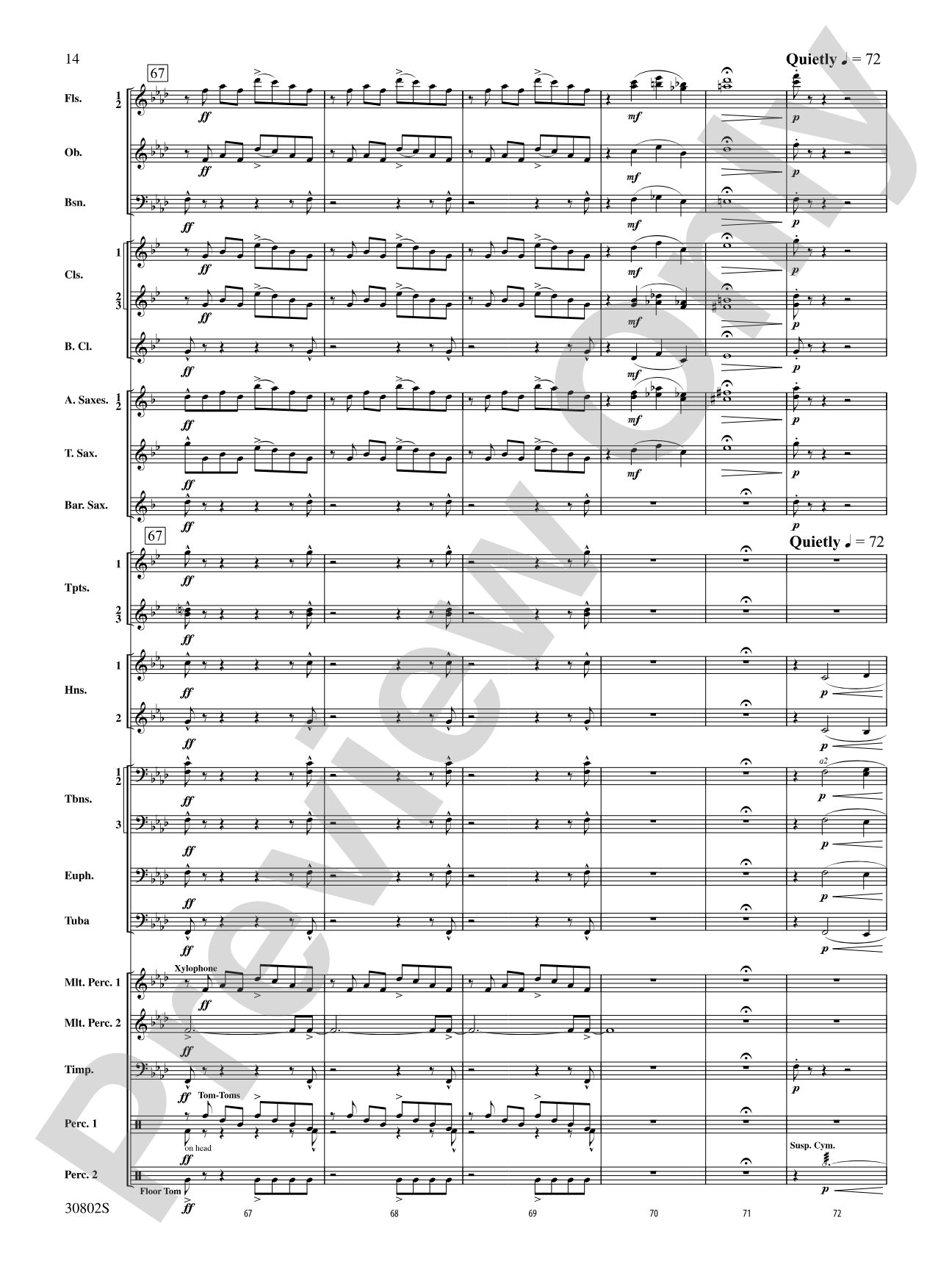 Tangents Angulár: Concert Band Conductor Score & Parts