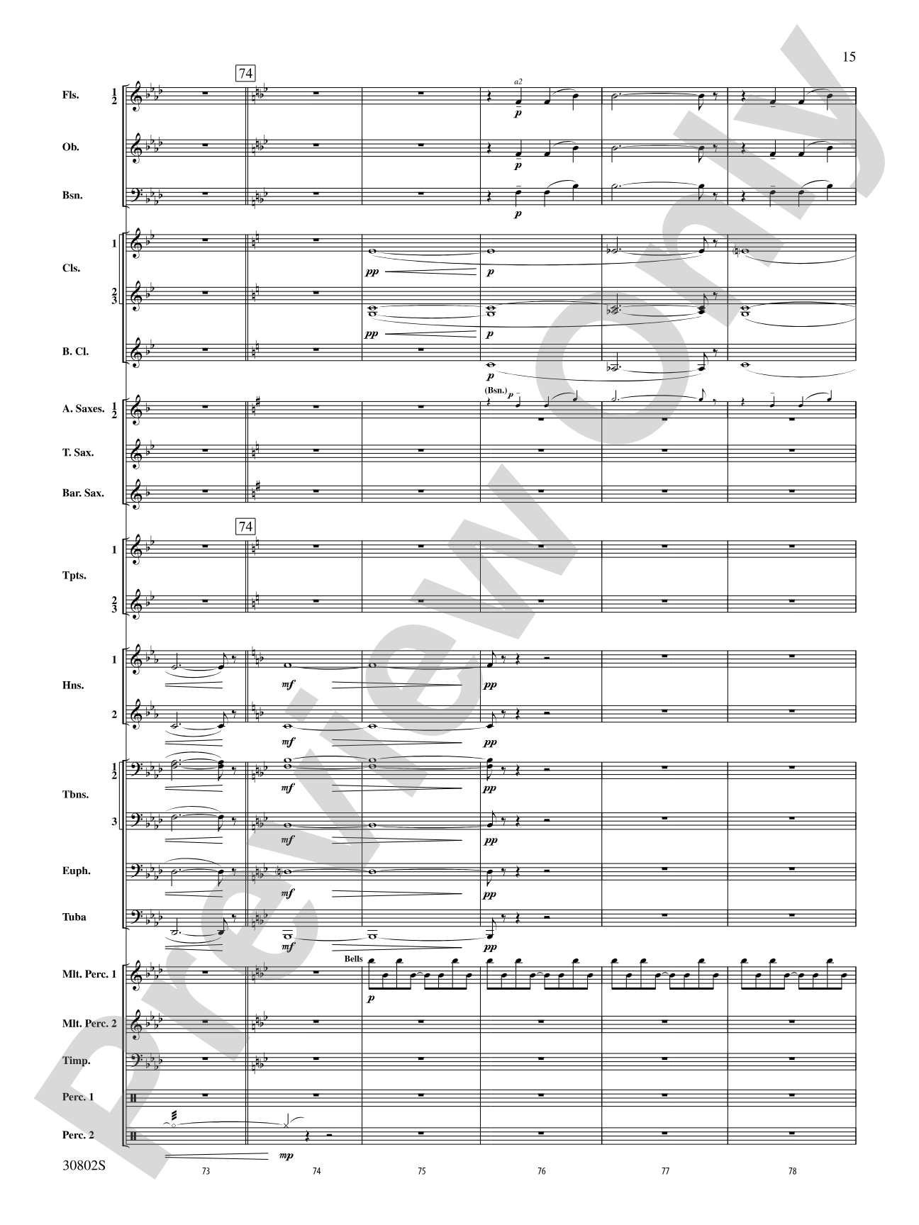 Tangents Angulár: Concert Band Conductor Score & Parts