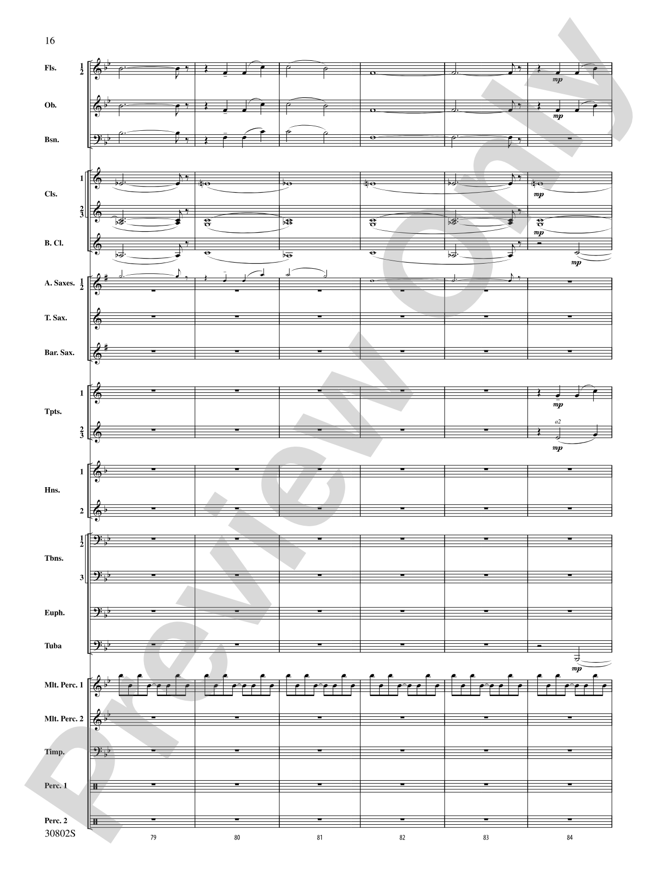 Tangents Angulár: Concert Band Conductor Score & Parts