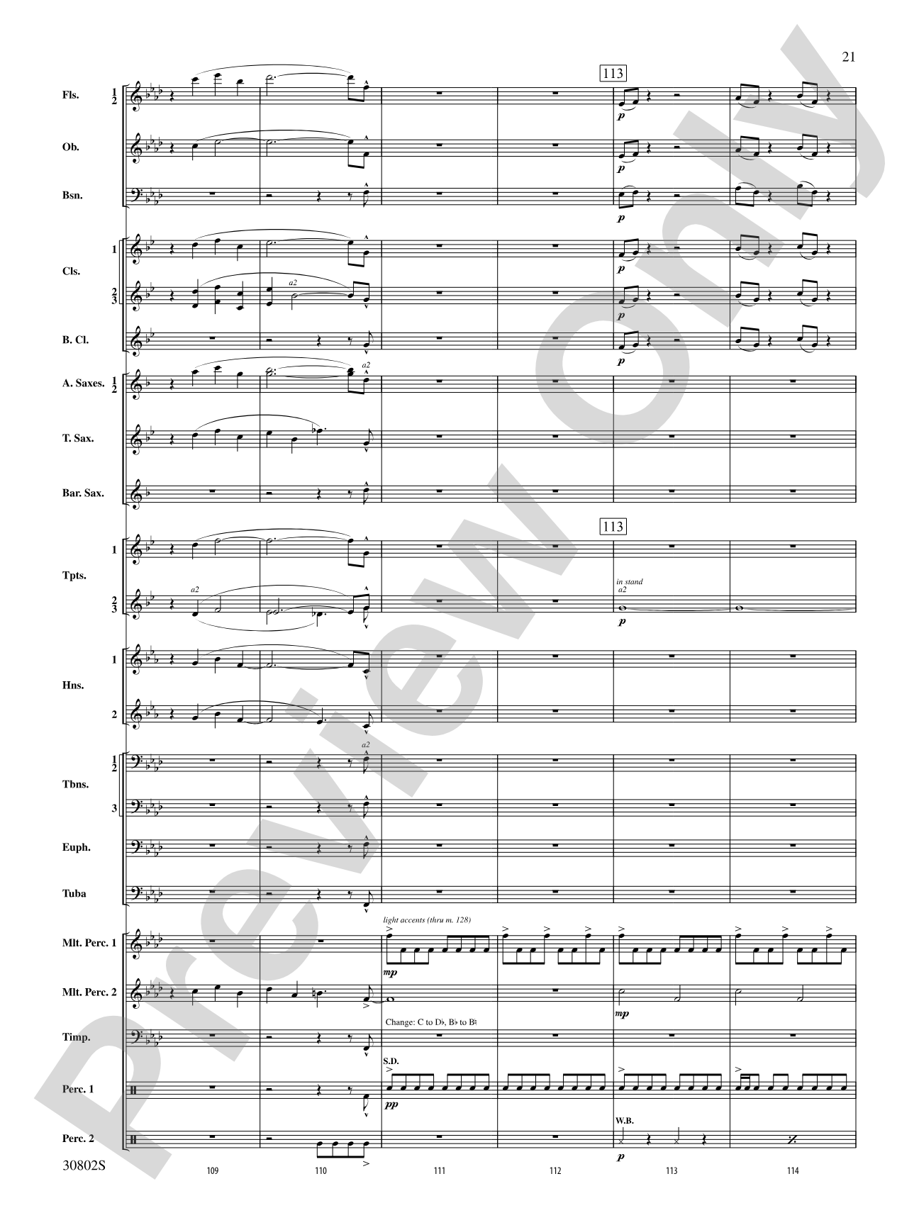 Tangents Angulár: Concert Band Conductor Score & Parts