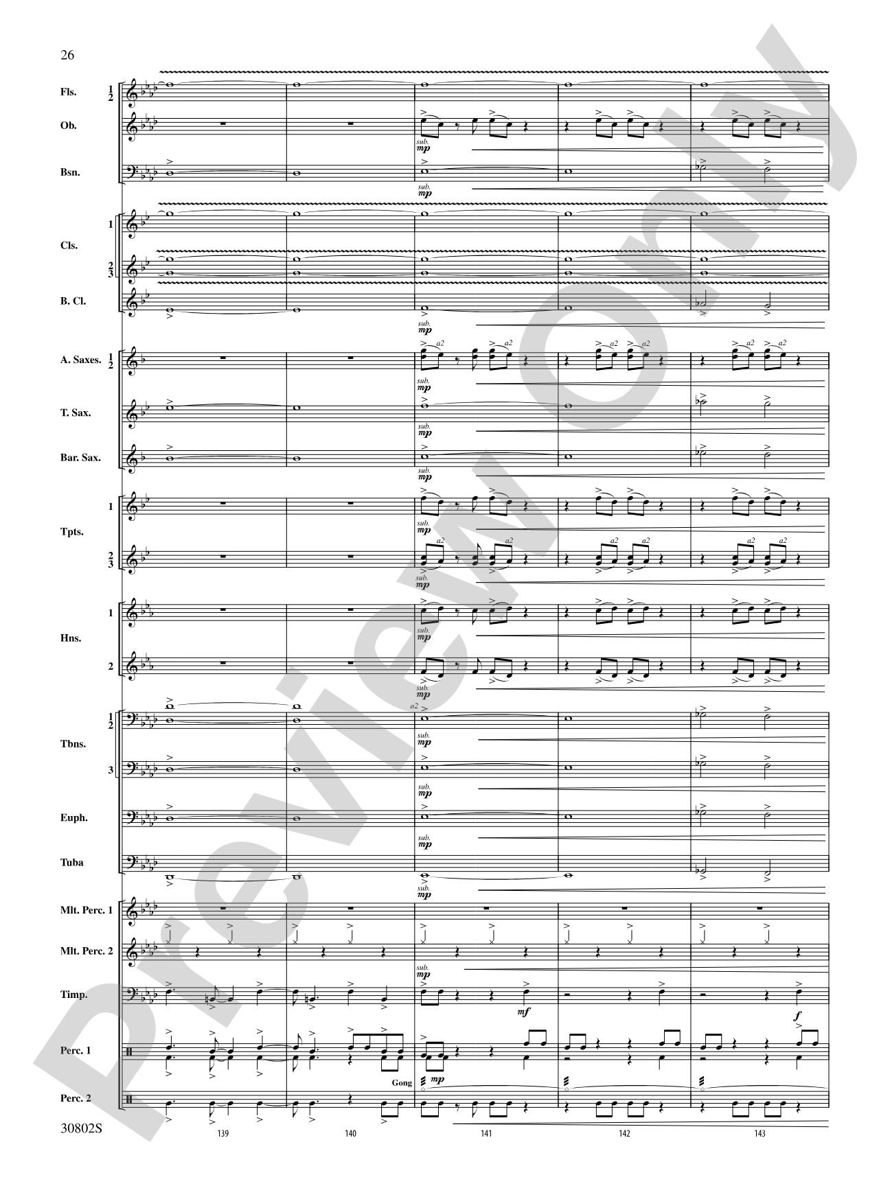 Tangents Angulár: Concert Band Conductor Score & Parts