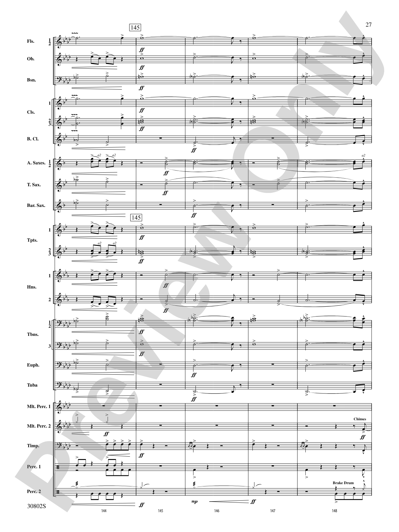 Tangents Angulár: Concert Band Conductor Score & Parts