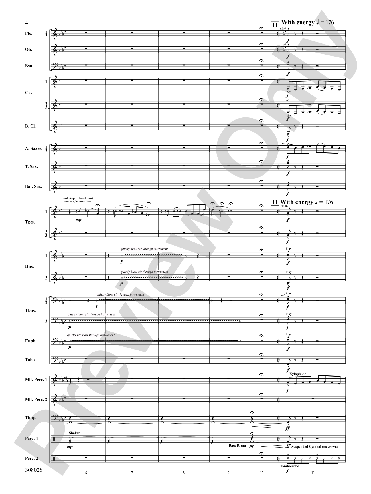 Tangents Angulár: Concert Band Conductor Score & Parts