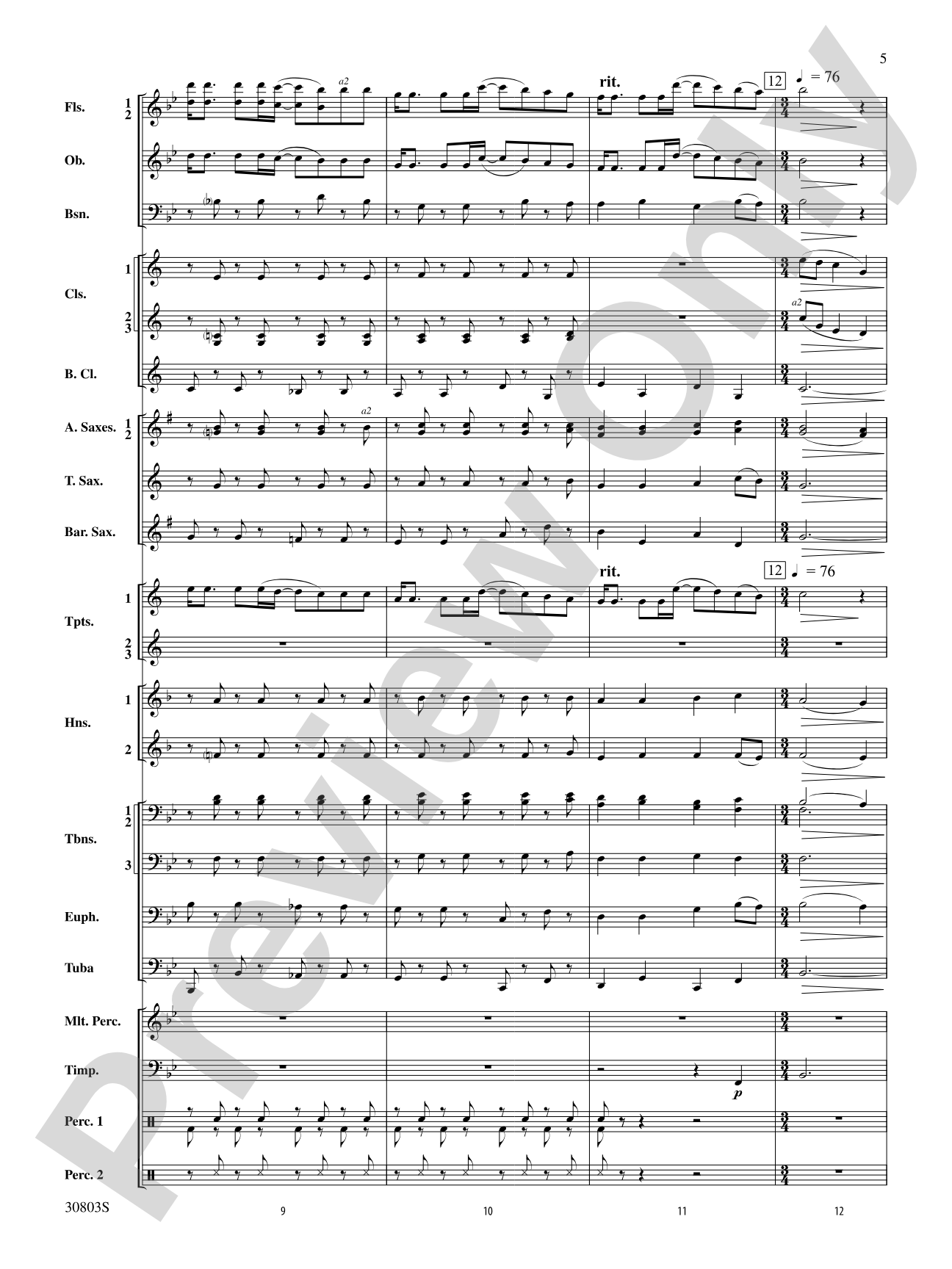 Appalachian Tapestry: Concert Band Conductor Score & Parts