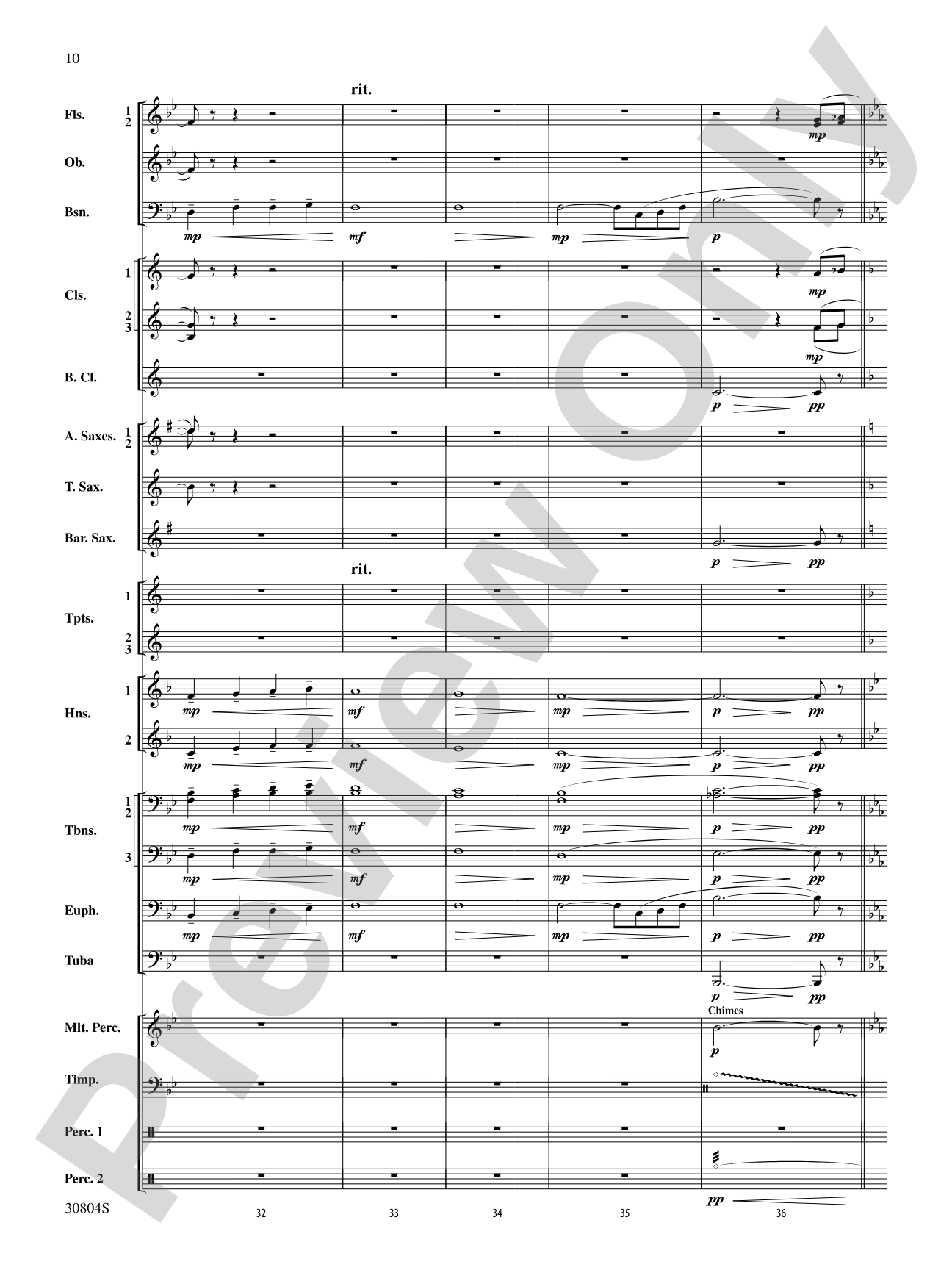 A Yuletide Memory: Concert Band Conductor Score & Parts