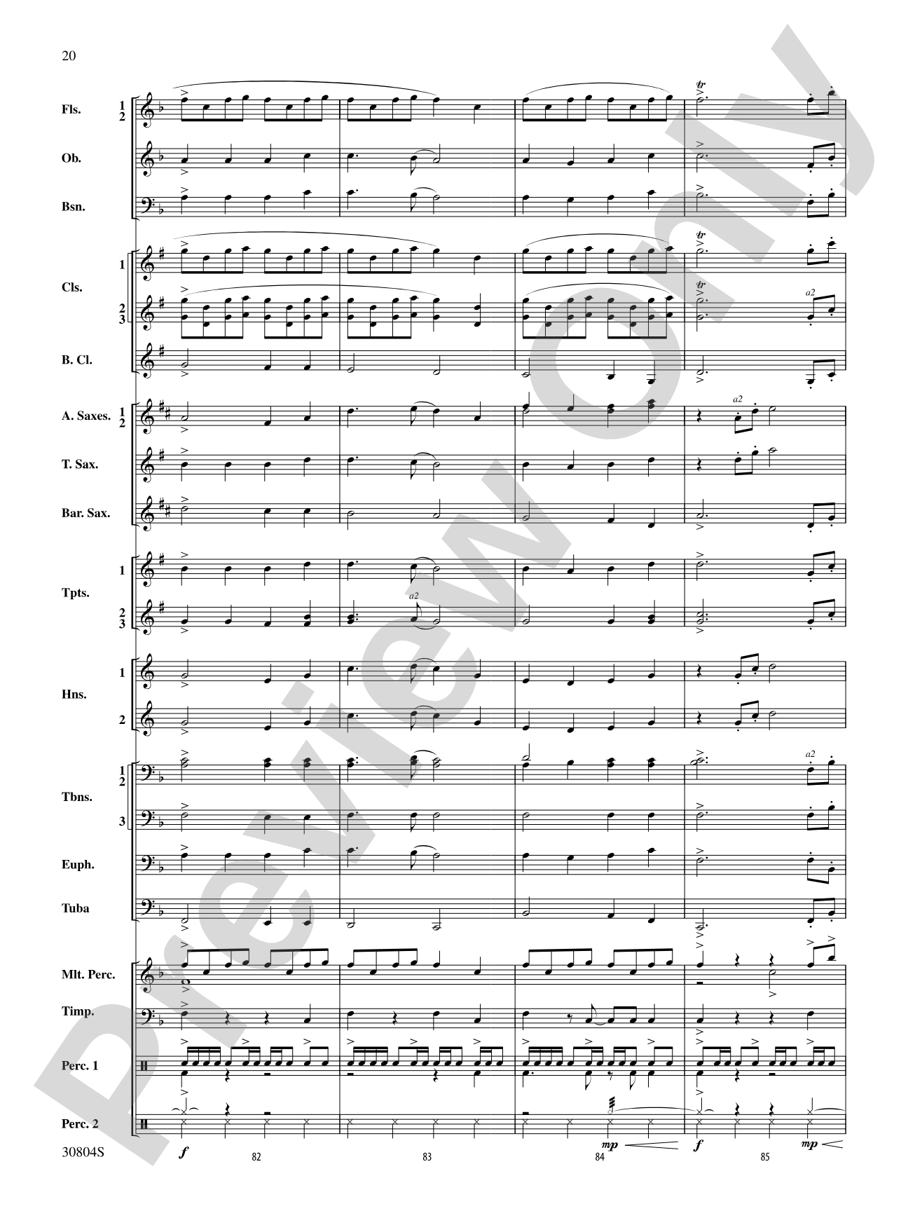 A Yuletide Memory: Concert Band Conductor Score & Parts