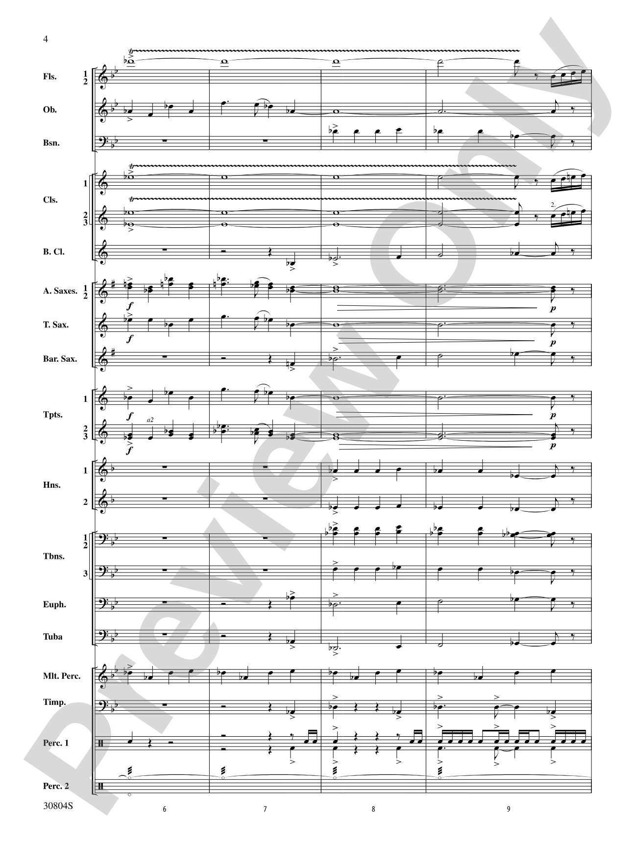 A Yuletide Memory: Concert Band Conductor Score & Parts