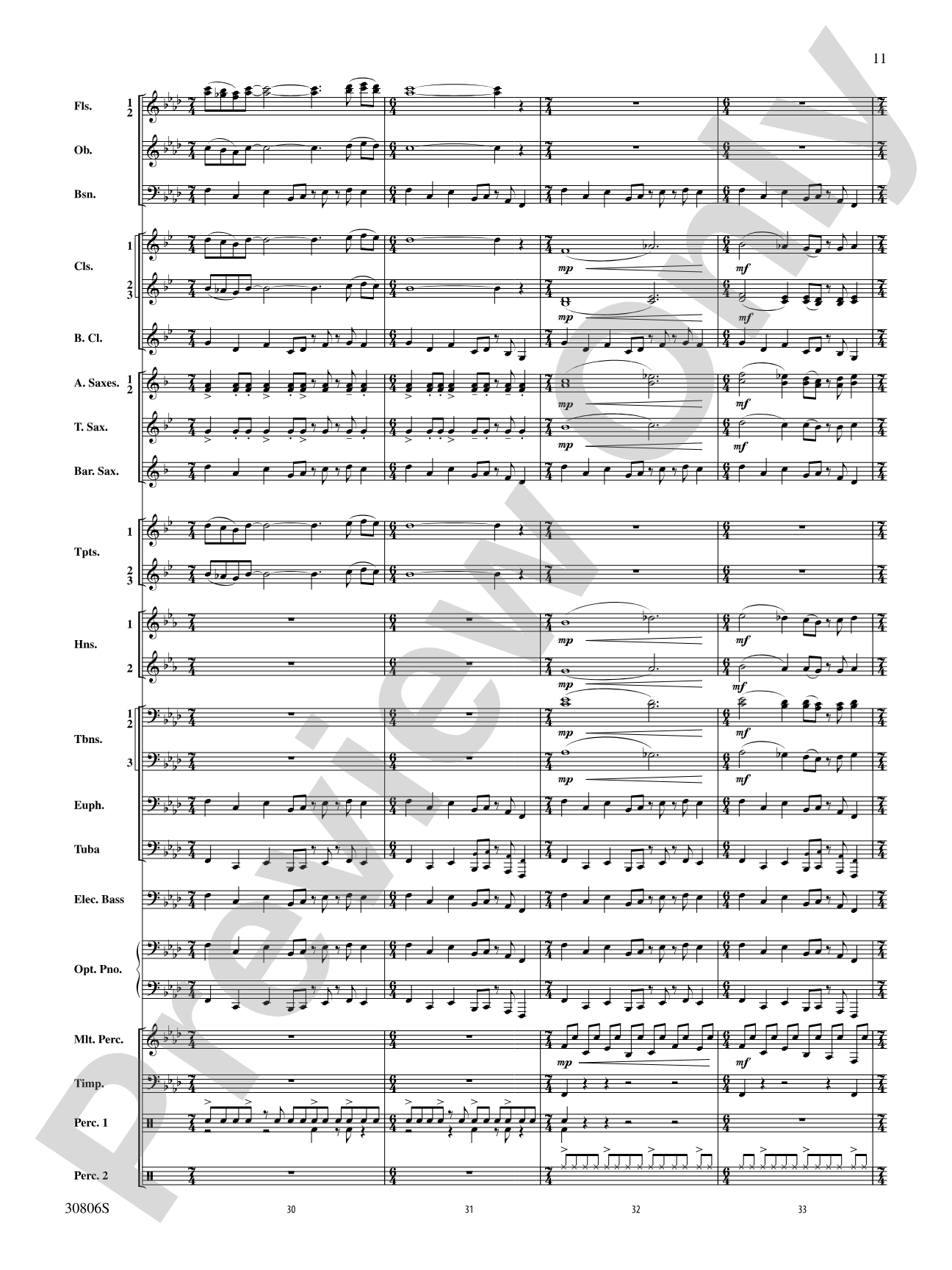Yorkton: Concert Band Conductor Score & Parts