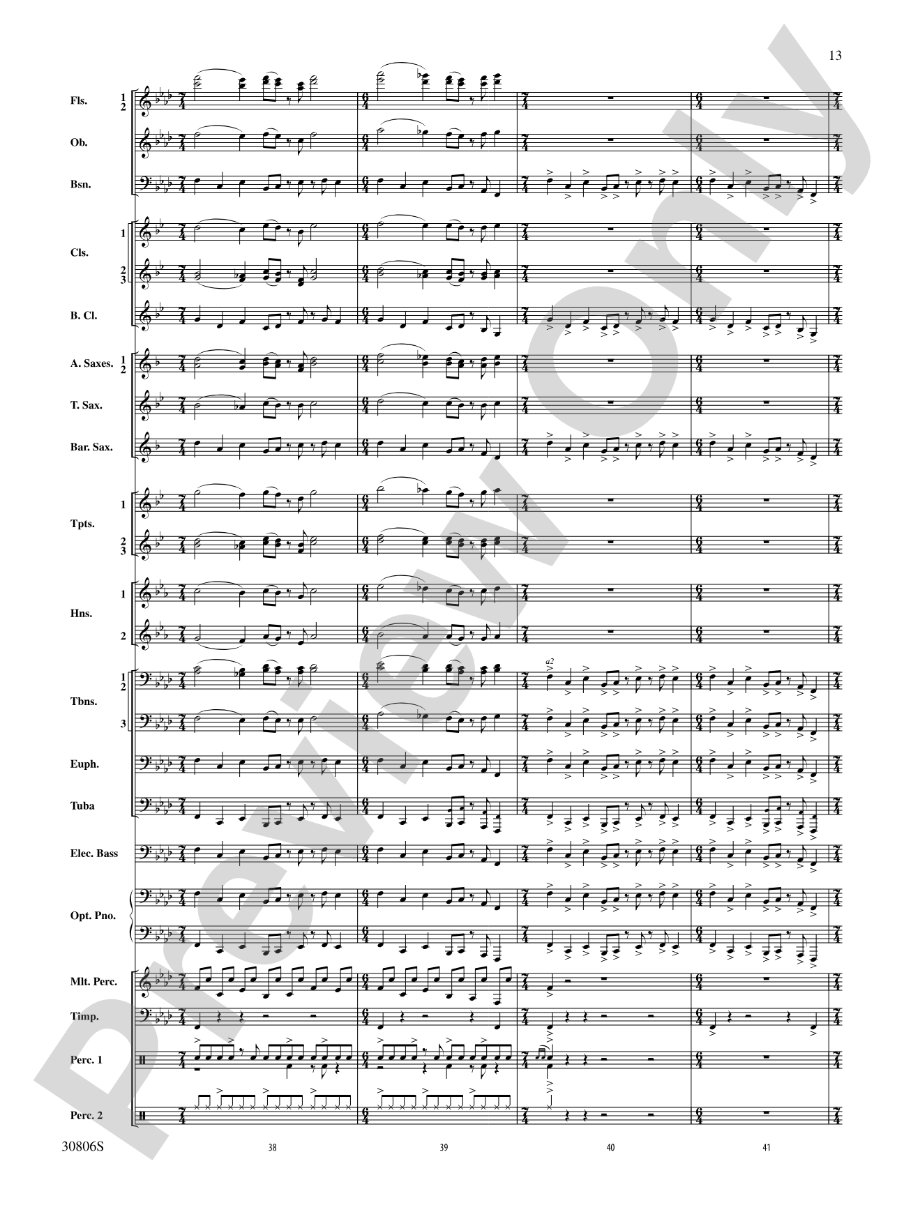 Yorkton: Concert Band Conductor Score & Parts