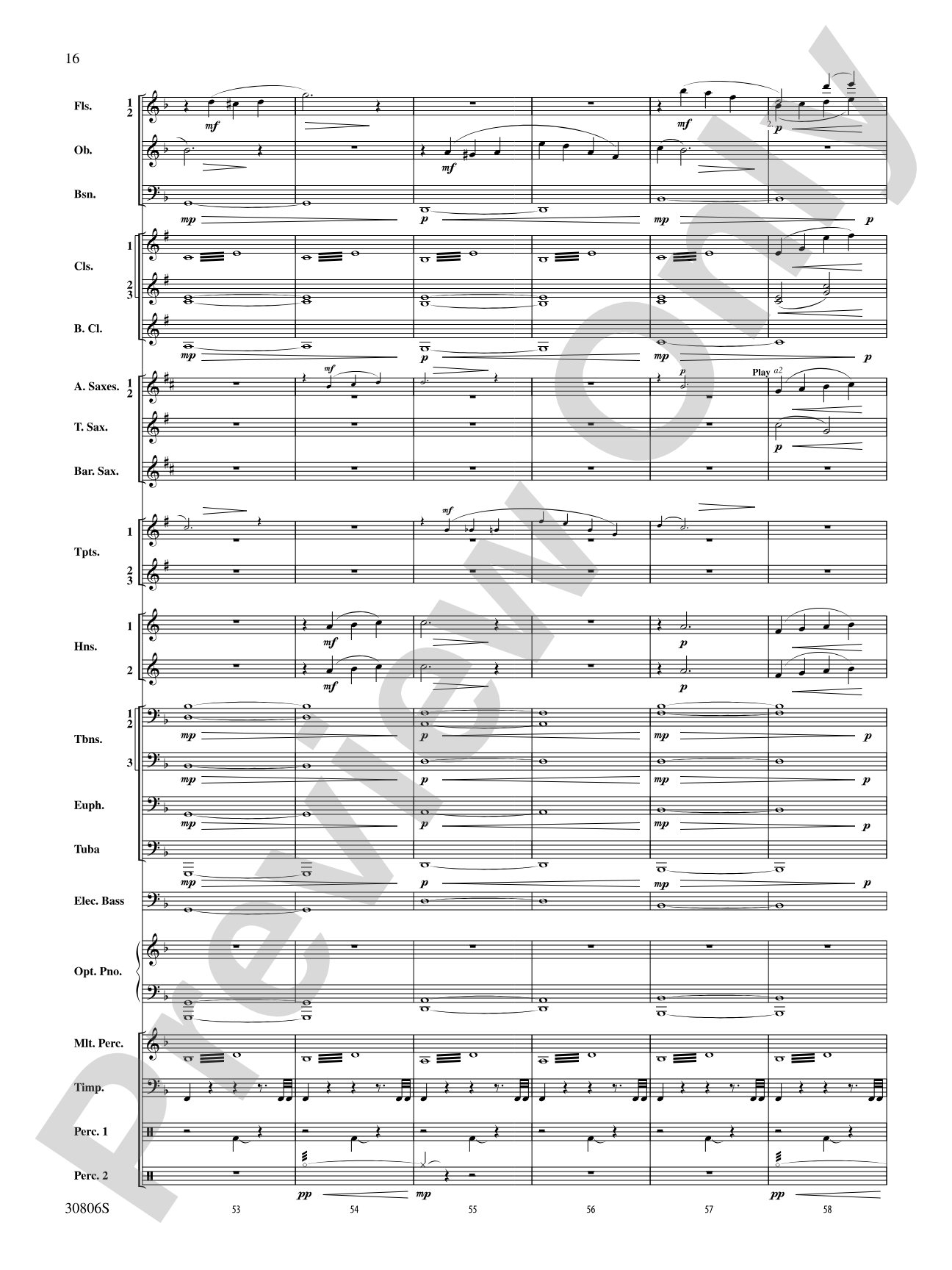 Yorkton: Concert Band Conductor Score & Parts