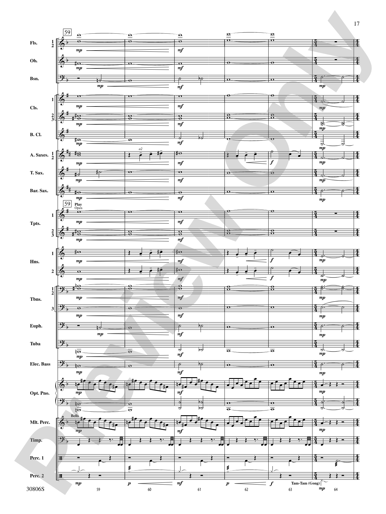 Yorkton: Concert Band Conductor Score & Parts