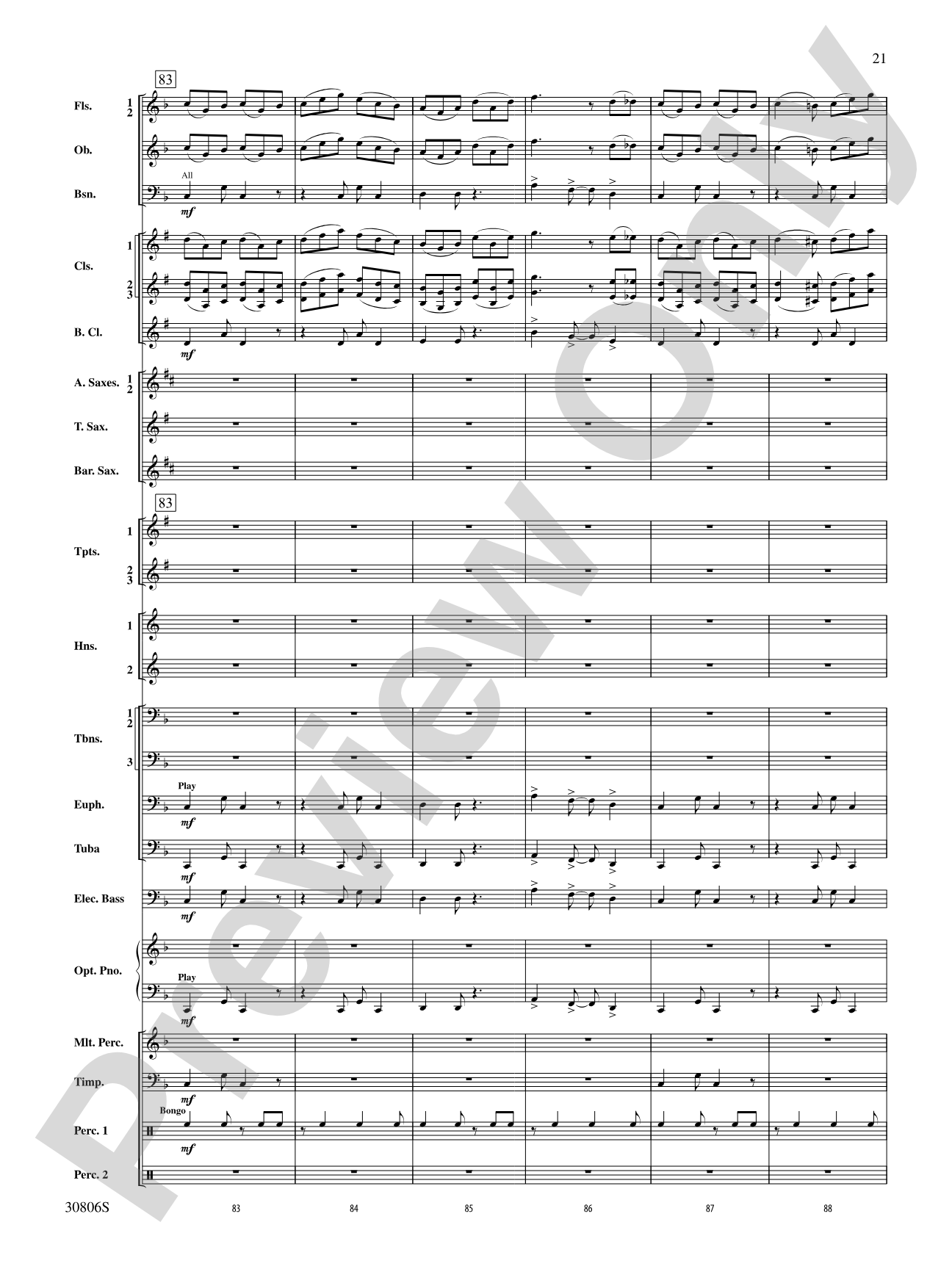 Yorkton: Concert Band Conductor Score & Parts