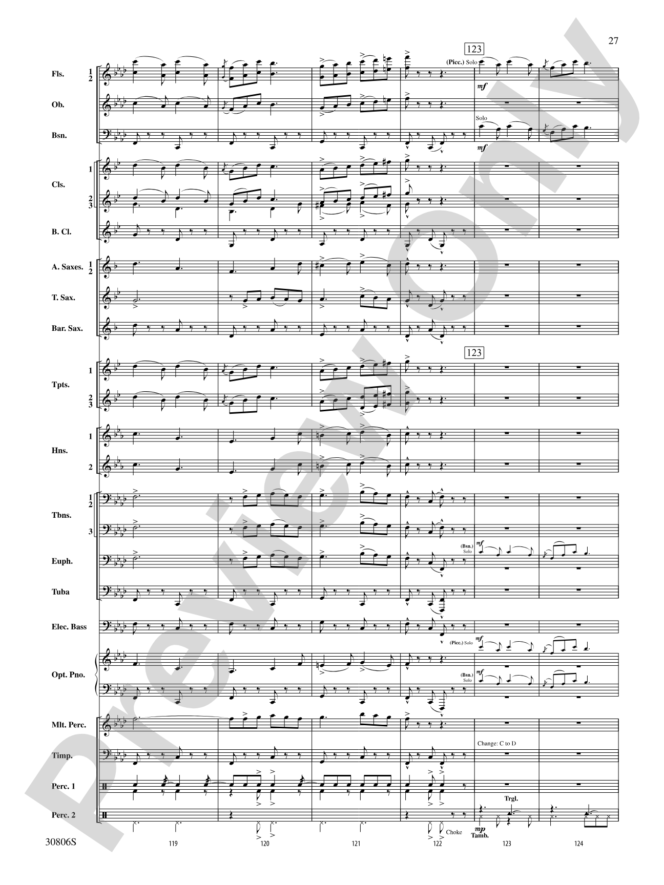 Yorkton: Concert Band Conductor Score & Parts