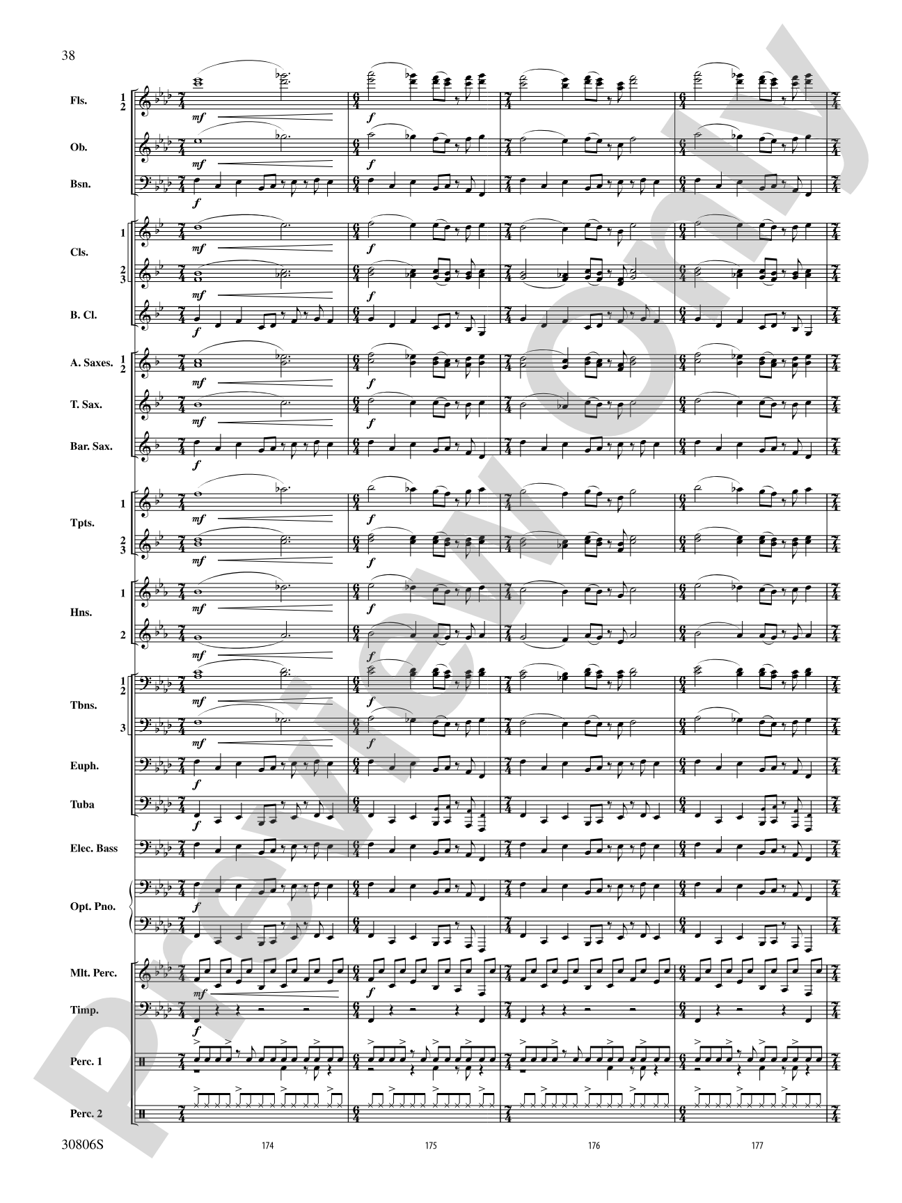 Yorkton: Concert Band Conductor Score & Parts