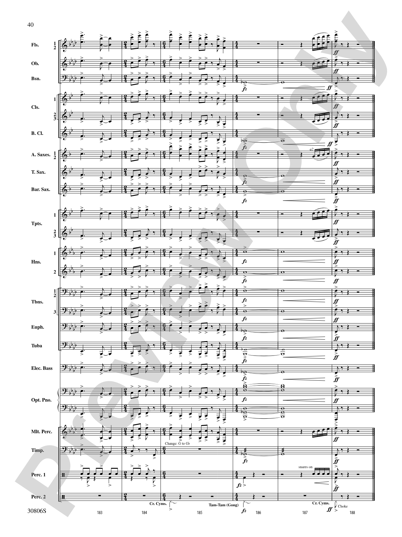 Yorkton: Concert Band Conductor Score & Parts