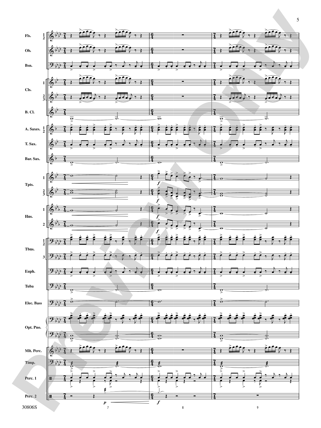 Yorkton: Concert Band Conductor Score & Parts