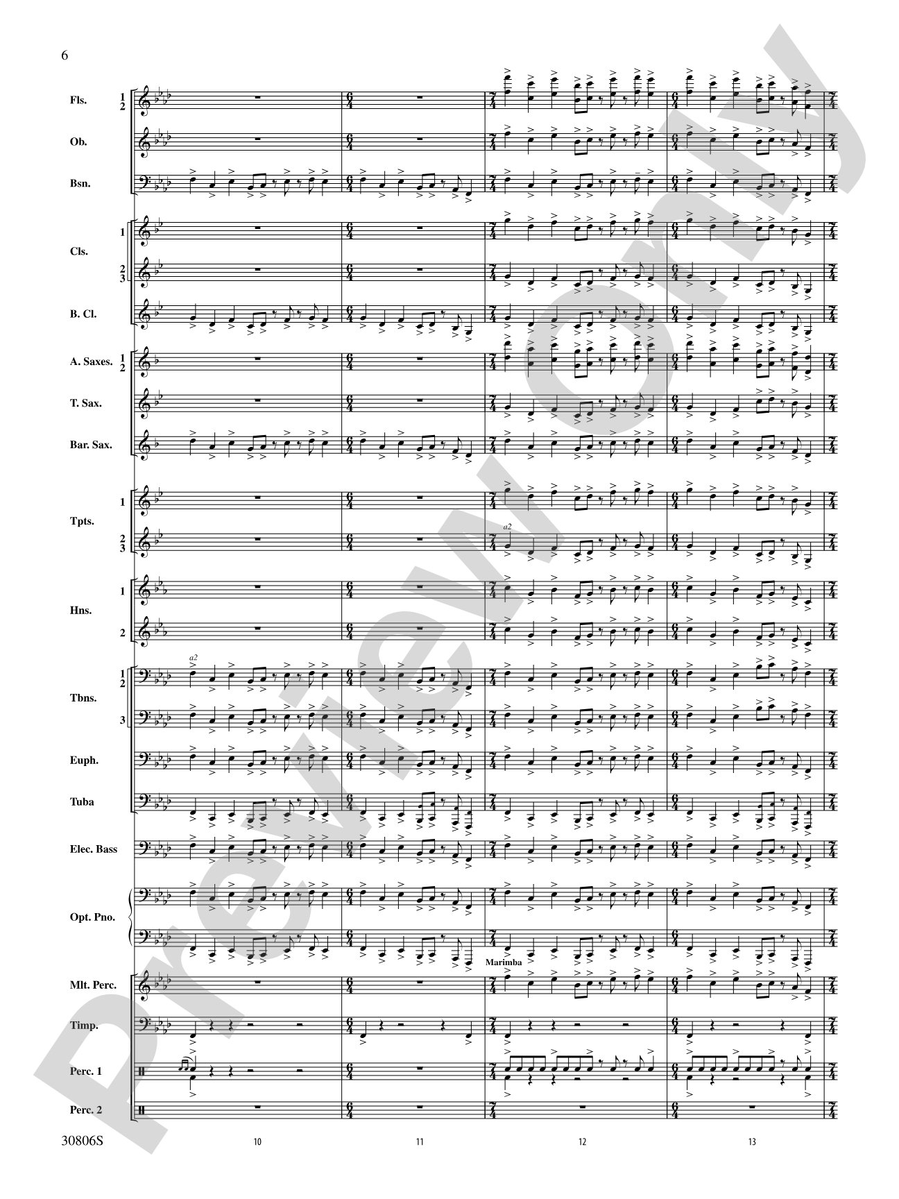 Yorkton: Concert Band Conductor Score & Parts