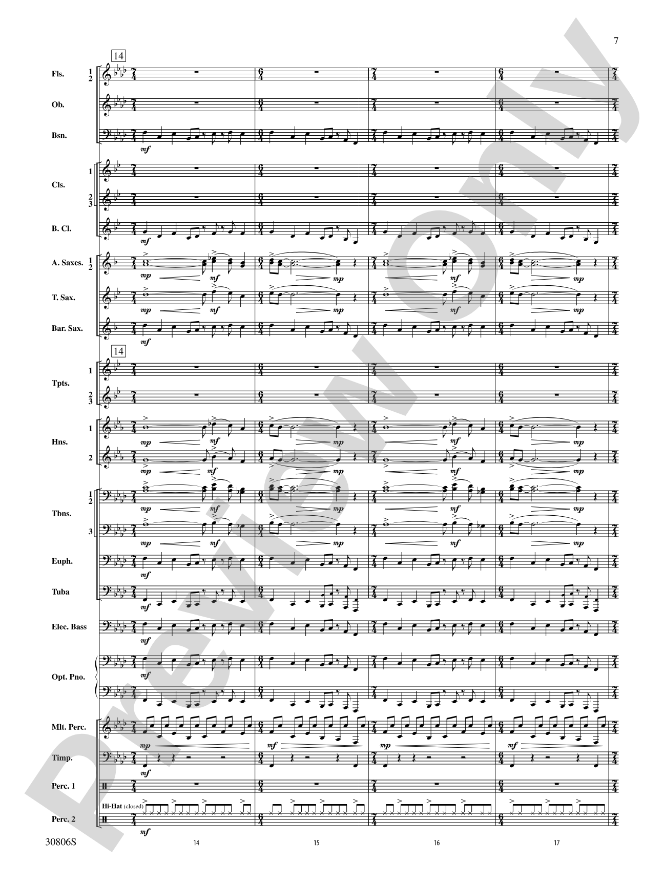Yorkton: Concert Band Conductor Score & Parts