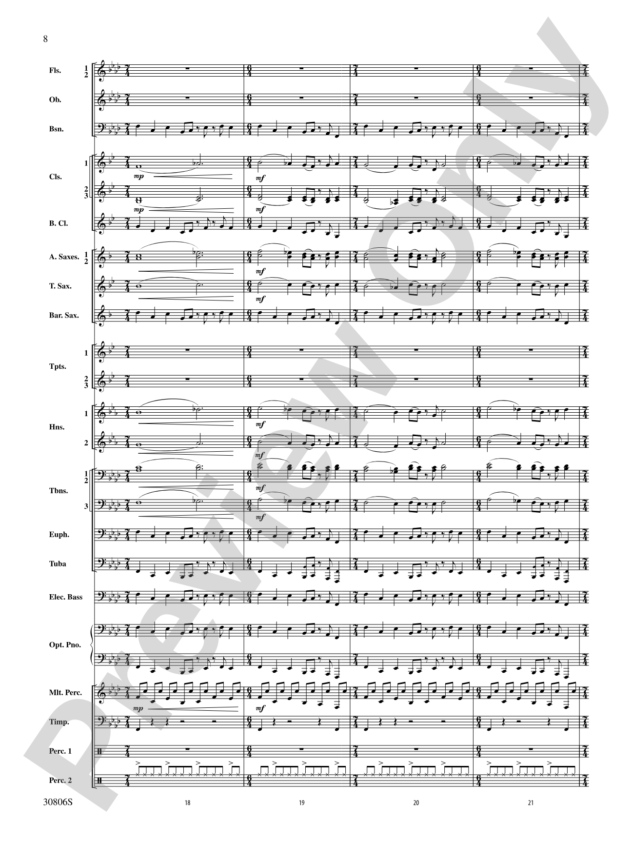 Yorkton: Concert Band Conductor Score & Parts