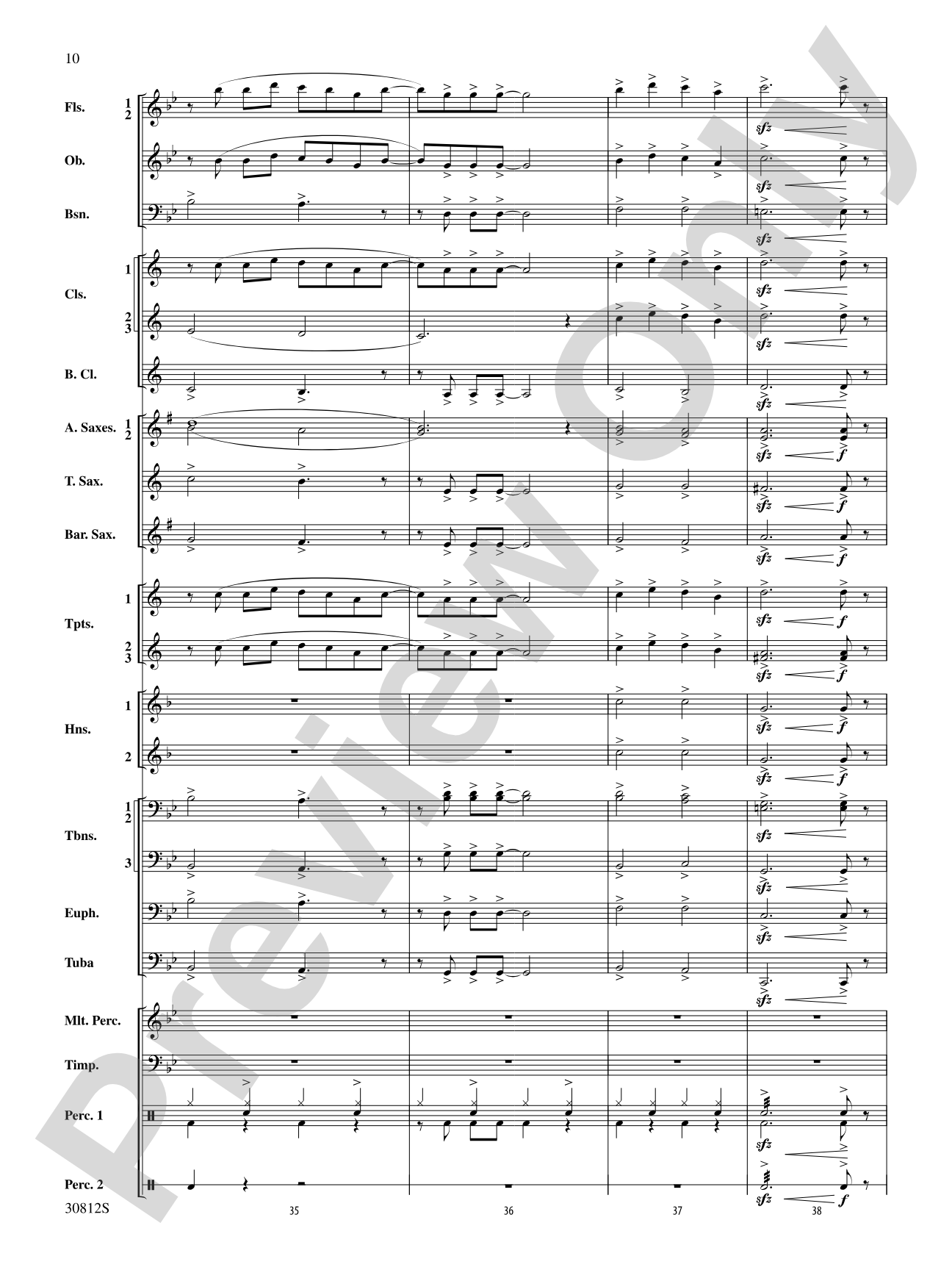 Stairway to Heaven: Concert Band Conductor Score & Parts