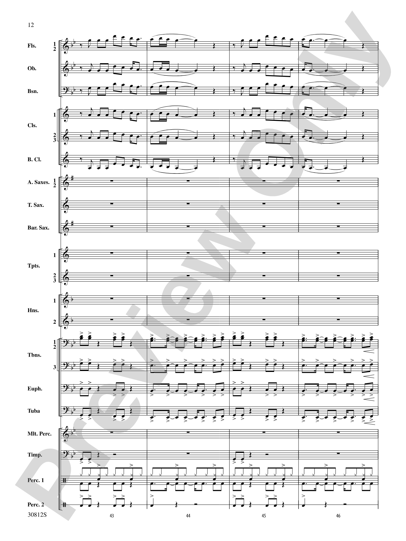 Stairway to Heaven: Concert Band Conductor Score & Parts