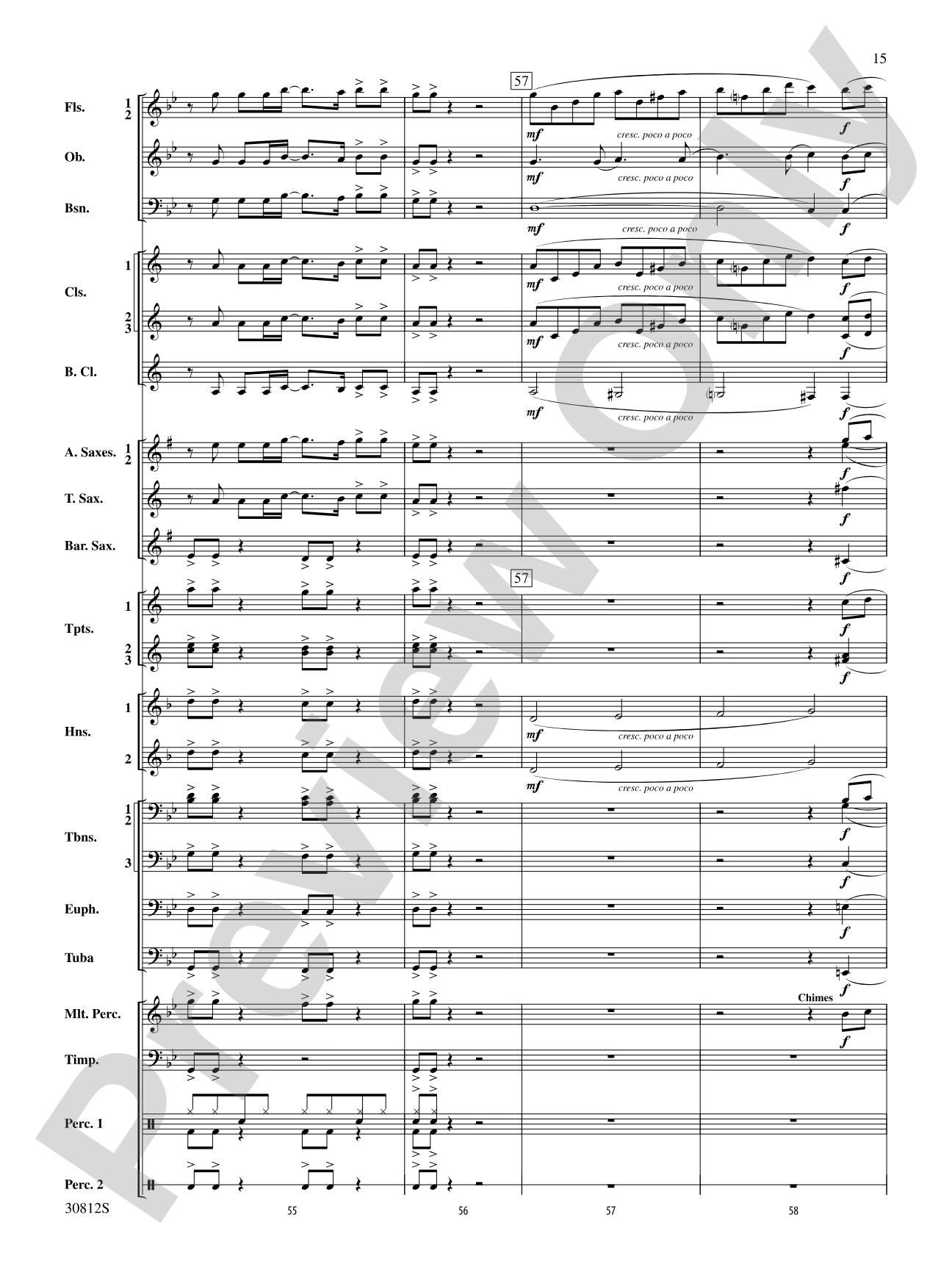 Stairway to Heaven: Concert Band Conductor Score & Parts