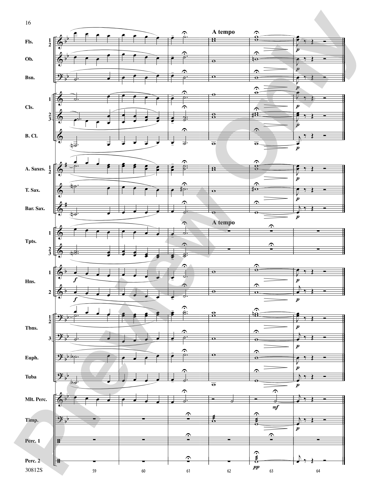 Stairway to Heaven: Concert Band Conductor Score & Parts