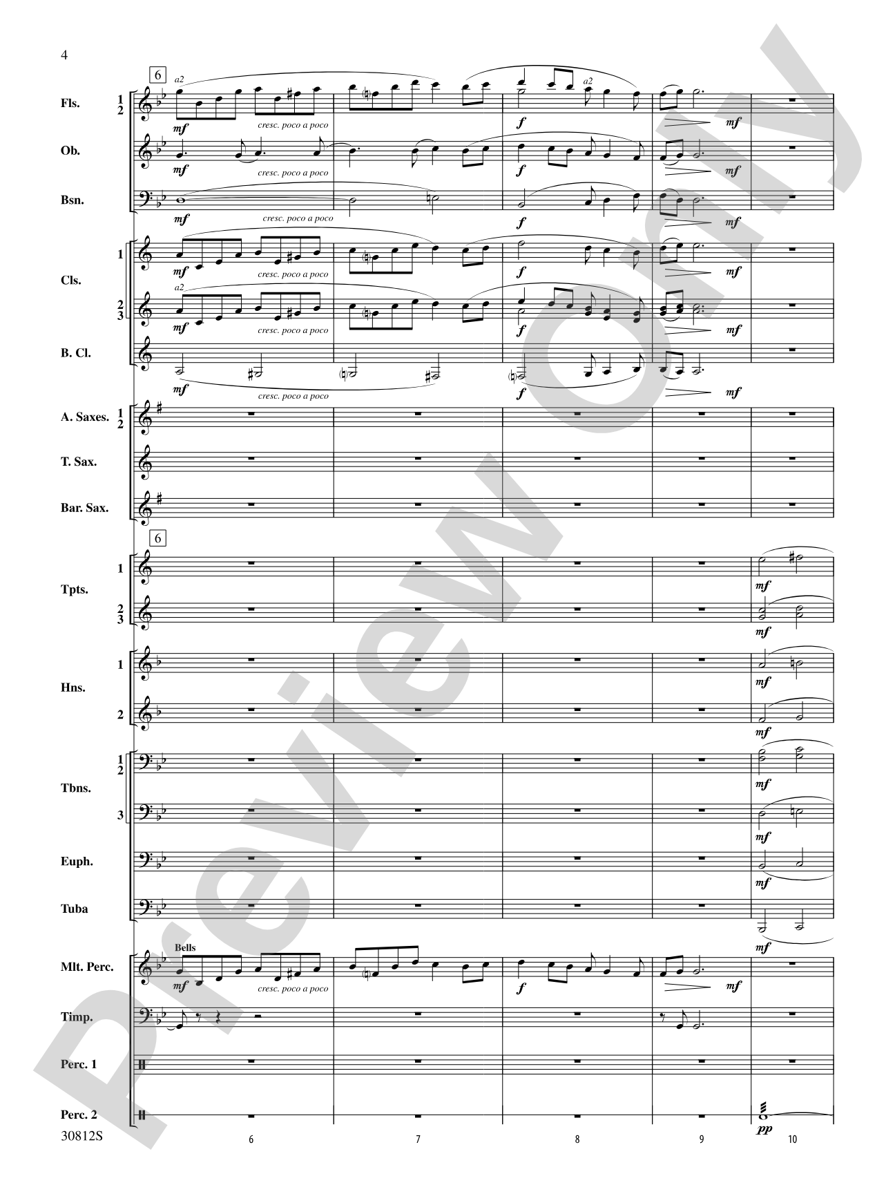Stairway to Heaven: Concert Band Conductor Score & Parts