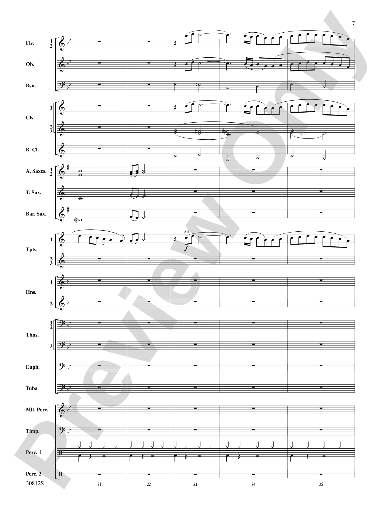Stairway to Heaven: Concert Band Conductor Score & Parts